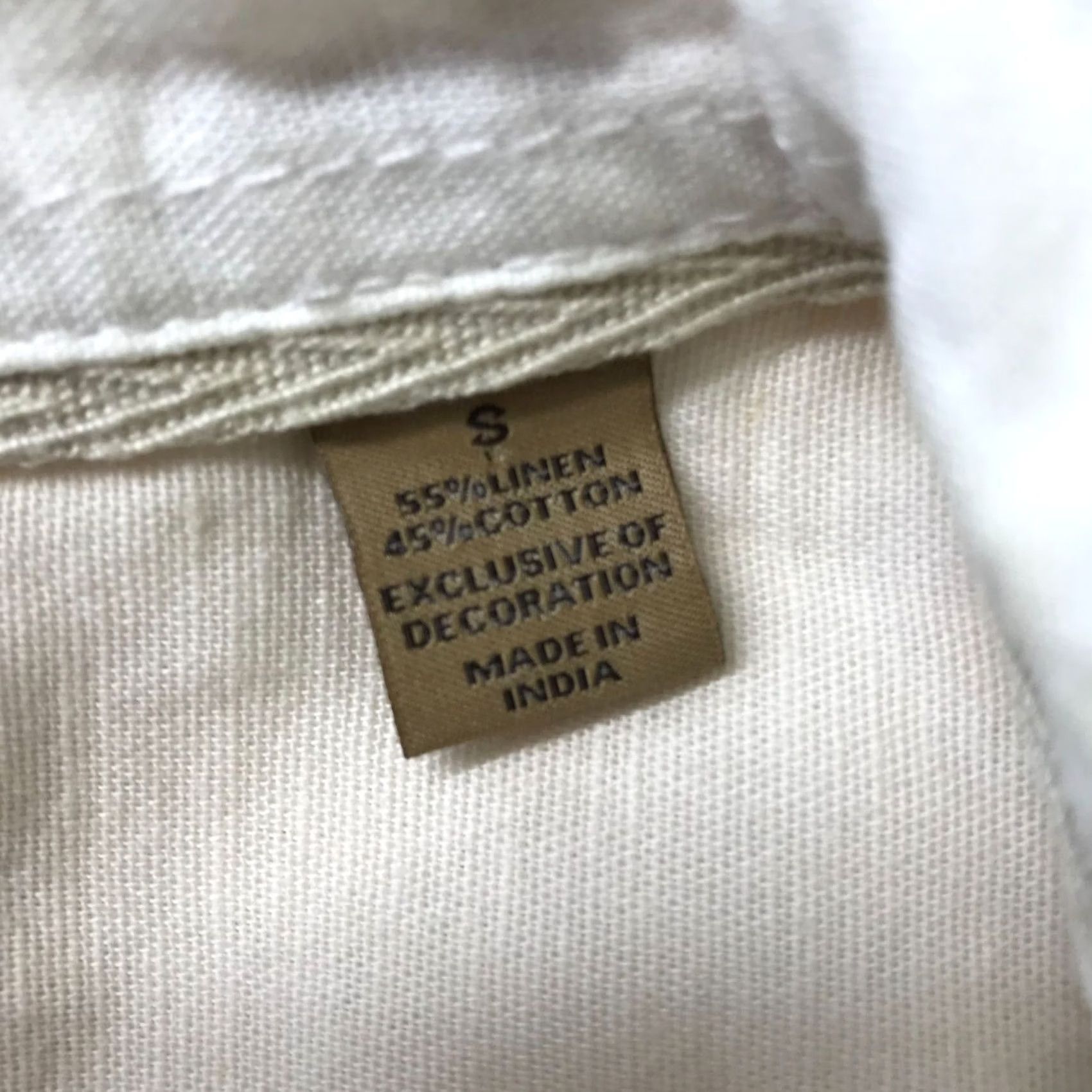 Tasso Elba TASSO ELBA ISLAND MEN'S SMALL WHITE SHORT SLEEVE BUTTON LINEN SHIRT Size US S / EU 44-46 / 1 - 6 Thumbnail
