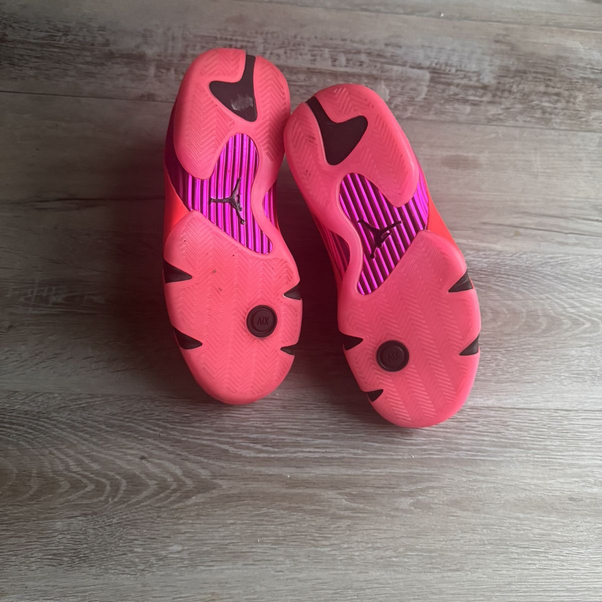 Jordan Brand NIKE • Jordan 14 Retro Low "Shocking Pink" (7M) Size US 7 / EU 40 - 6 Thumbnail