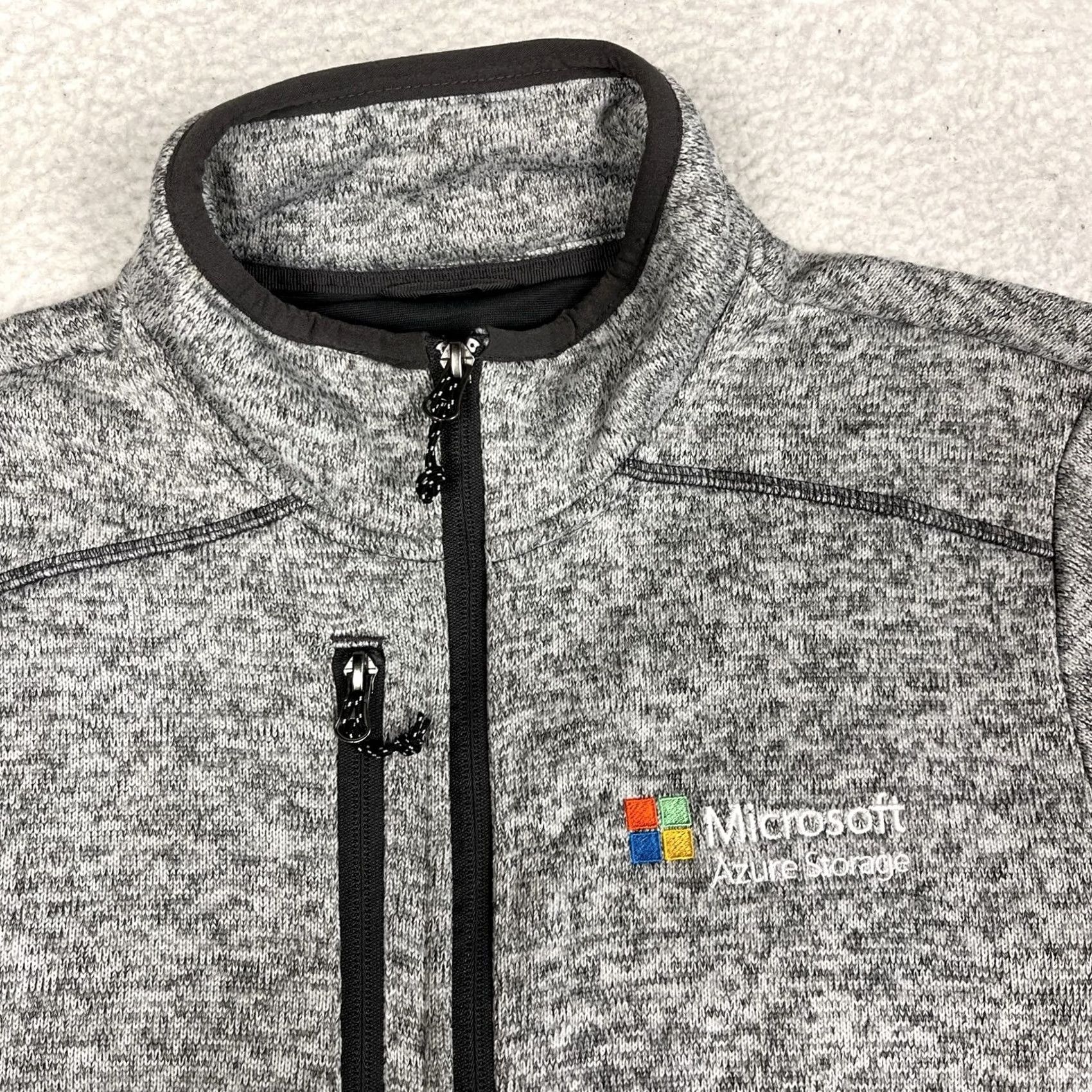 Primark Microsoft Azure Full Zip Jacket Mens S Grey Sweatshirt Size US S / EU 44-46 / 1 - 2 Thumbnail