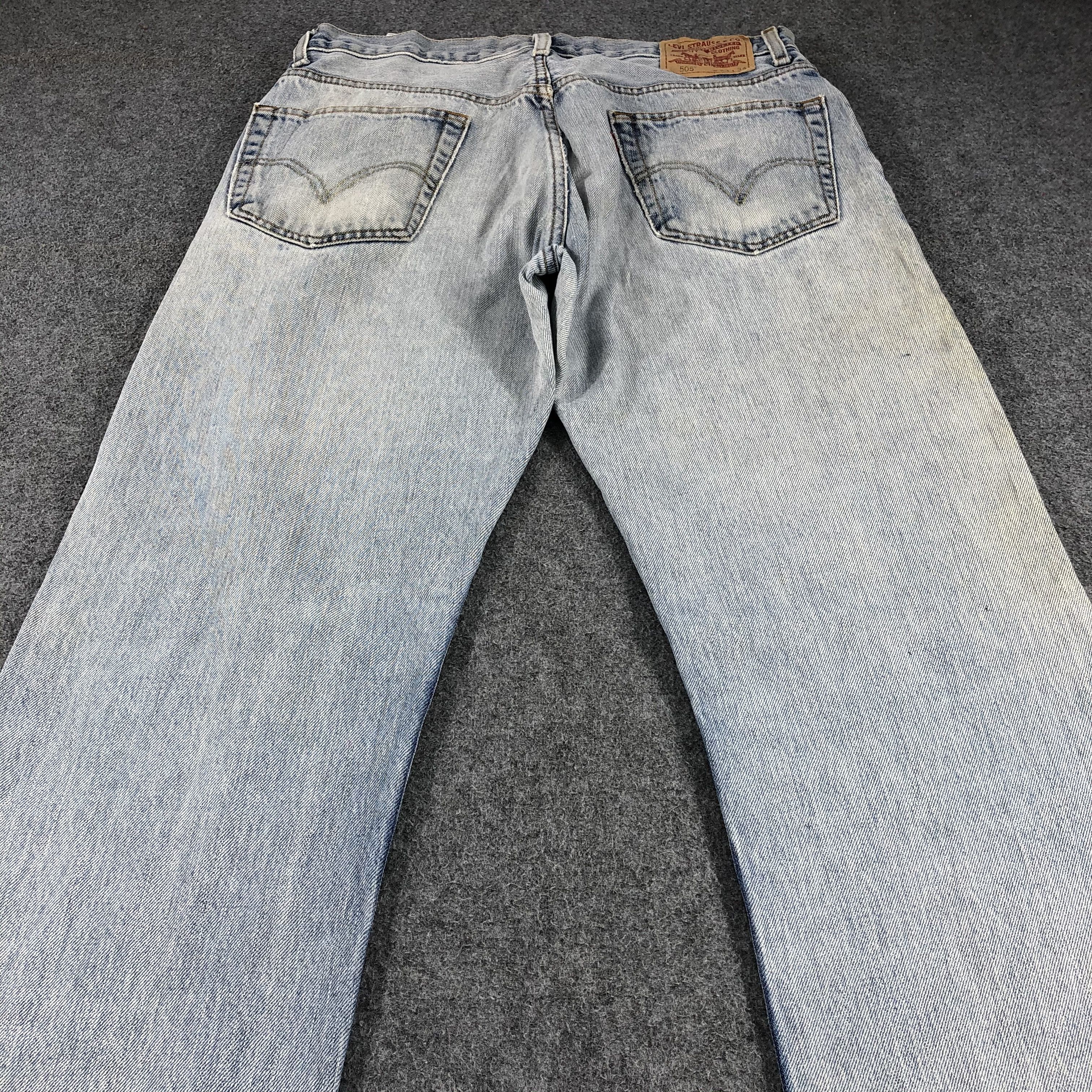 Levi's × Vintage Vintage Light Wash Levis Jeans Lot 505-JM819 Size US 34 / EU 50 - 4 Thumbnail