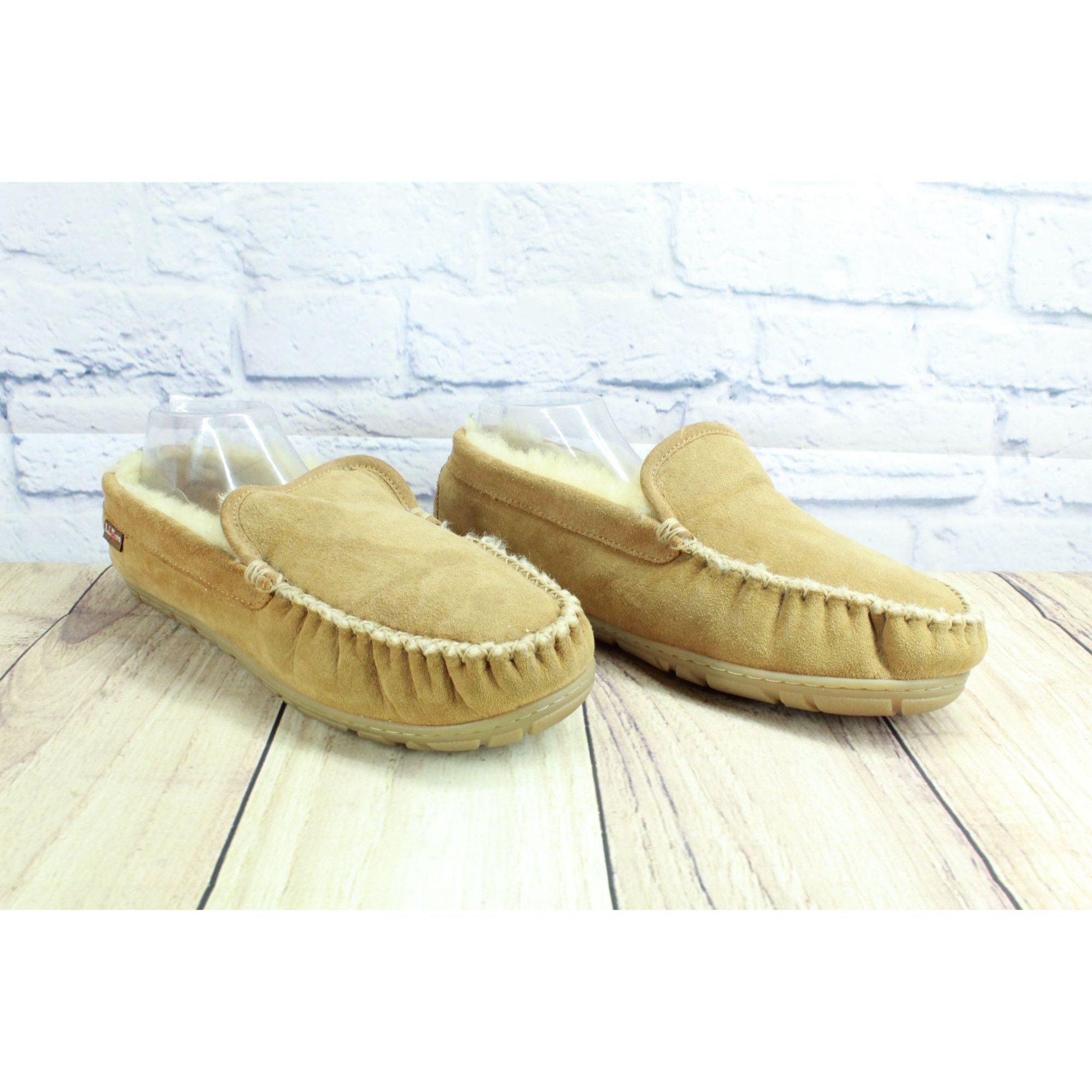 L.L. Bean LL Bean Wicked Good Shearling Lined Venetian Slippers 11 M Size US 11 / EU 44 - 4 Thumbnail