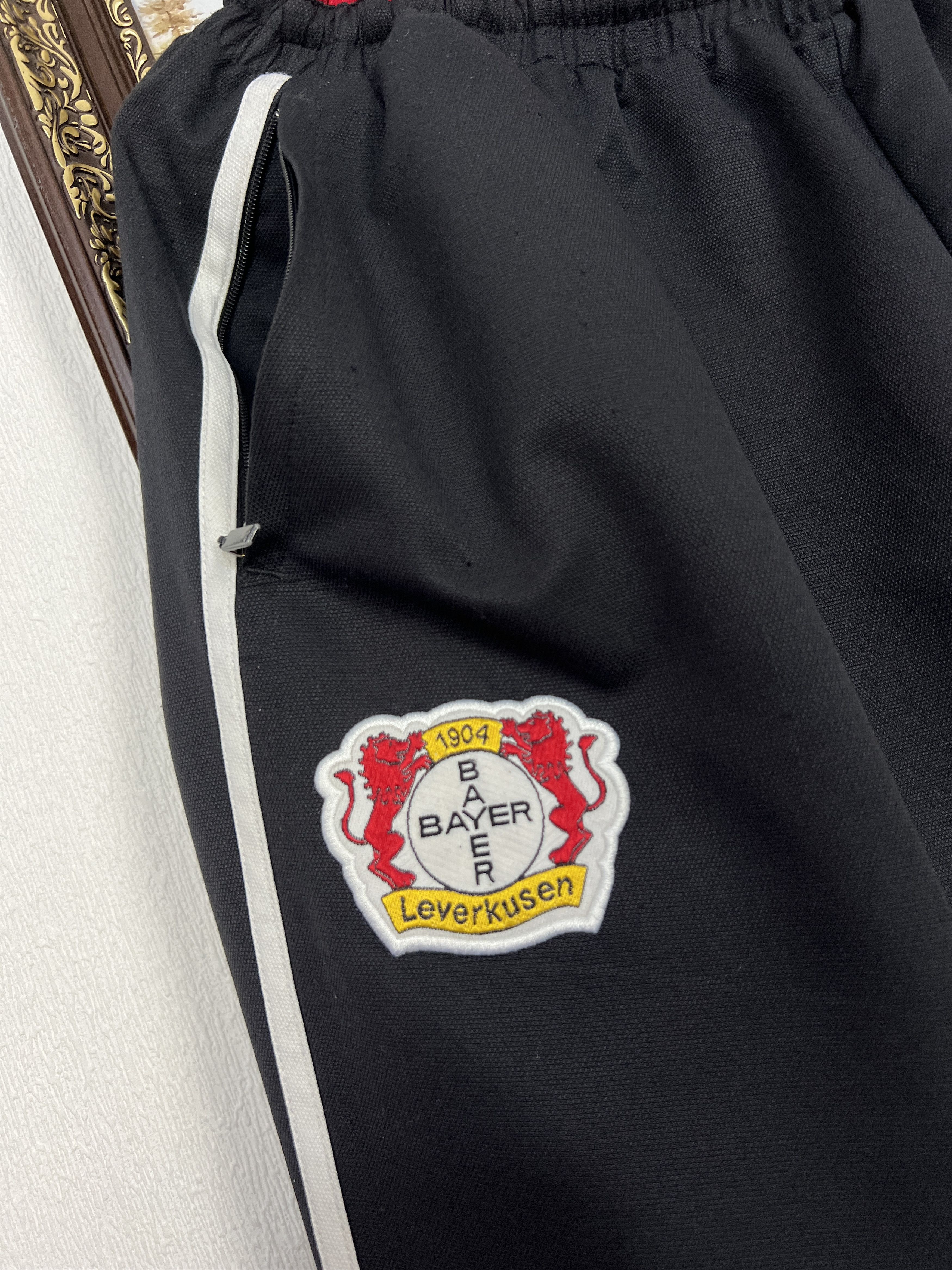 Adidas Vintage 90's Bayer 04 Leverkusen Football Pants Soccer XL Size US 36 / EU 52 - 2 Thumbnail