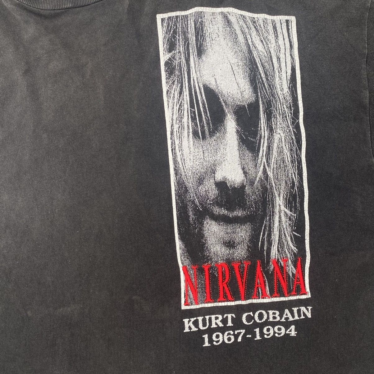 Nirvana Ultra Rare 90s Nirvana Kurt Cobain Memorial Tee Size US XXL / EU 58 / 5 - 4 Thumbnail