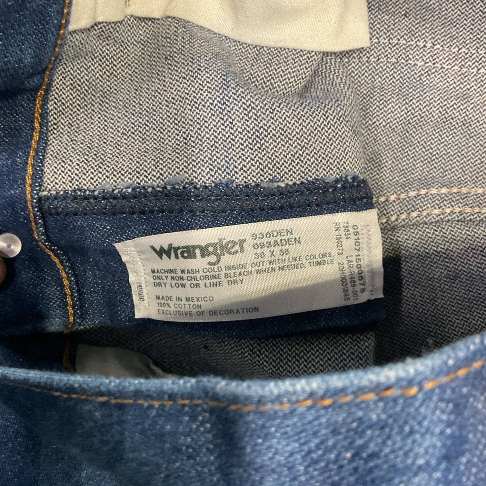 Wrangler Vintage Wrangler 936DEN Denim Cowboy Cut Jeans Size US 30 / EU 46 - 3 Thumbnail