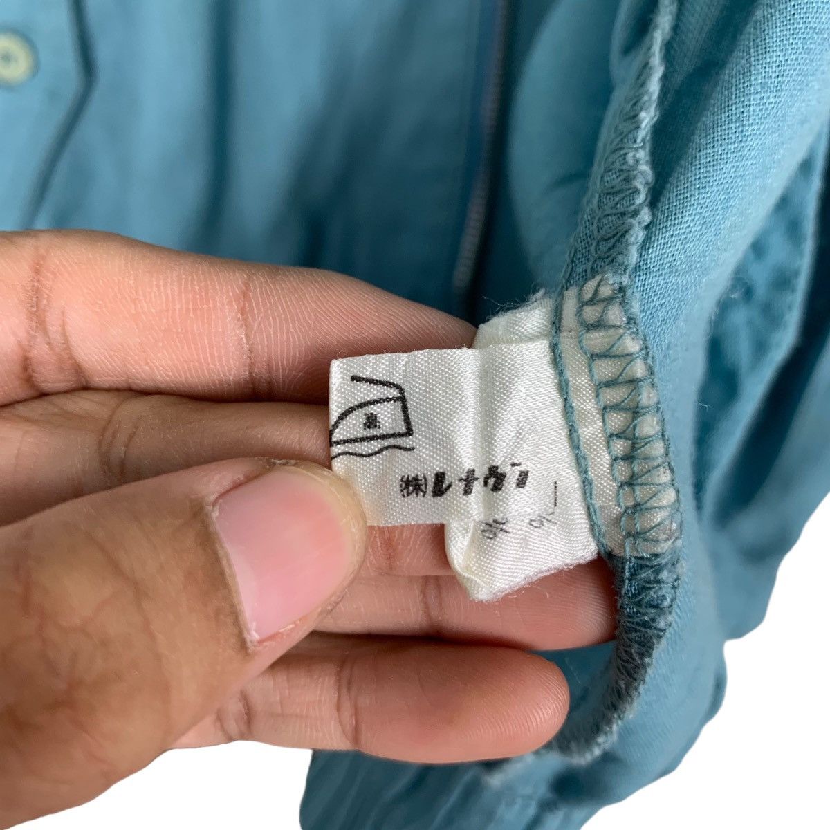 Japanese Brand ARNOLD PALMER Cotton Light Jacket Turquoise #0969-C43 Size US L / EU 52-54 / 3 - 18 Thumbnail