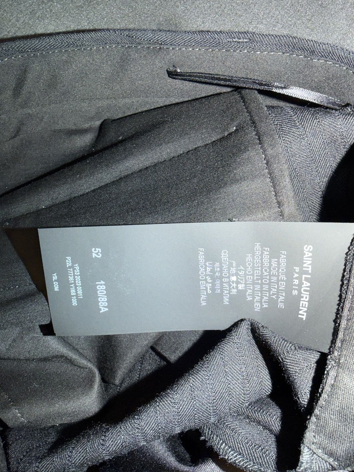 Saint Laurent Paris Saint laurent tuxedo stripes mens pants. 52/36. $1790 Size US 36 / EU 52 - 7 Thumbnail