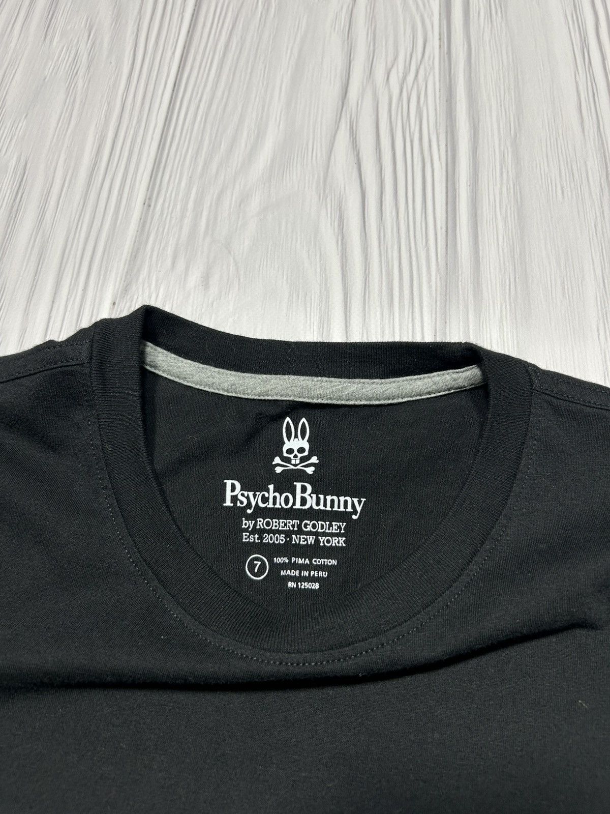 Designer × Psycho Bunny Psycho Bunny Logo Black T-Shirt Size 7 Size US XL / EU 56 / 4 - 5 Thumbnail