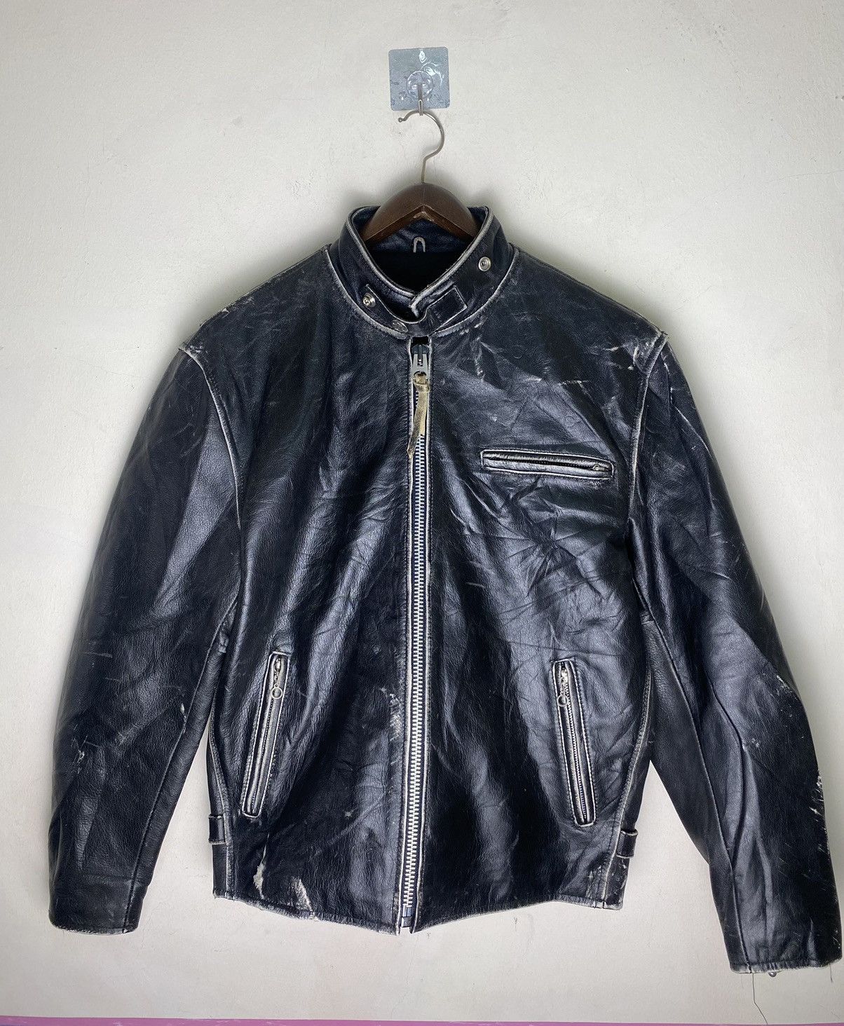 Other Vintage R.B.C Boad Masters Motorcycles Leather Jacket Size US L / EU 52-54 / 3 - 1 Thumbnail