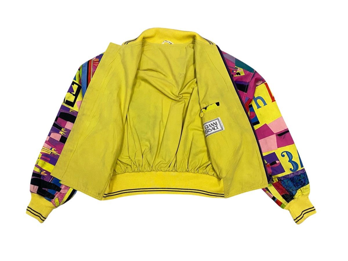 Versace 1992 Gianni Versace “Malevich” Inspired Unisex Bomber Jacket Size XL / US 12-14 / IT 48-50 - 6 Thumbnail