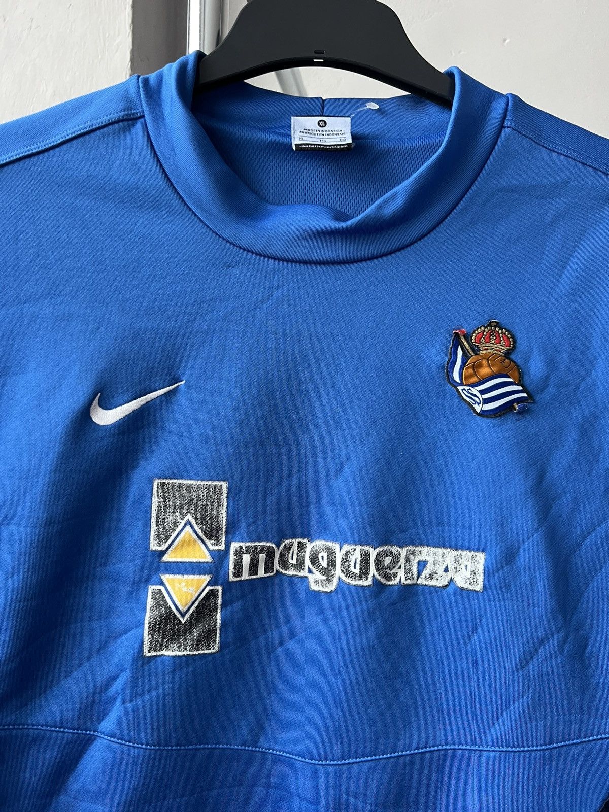 Nike 2012/13 REAL SOCIEDAD TRAINING SOCCER FOOTBALL SWEATSHIRT XL Size US XL / EU 56 / 4 - 4 Thumbnail