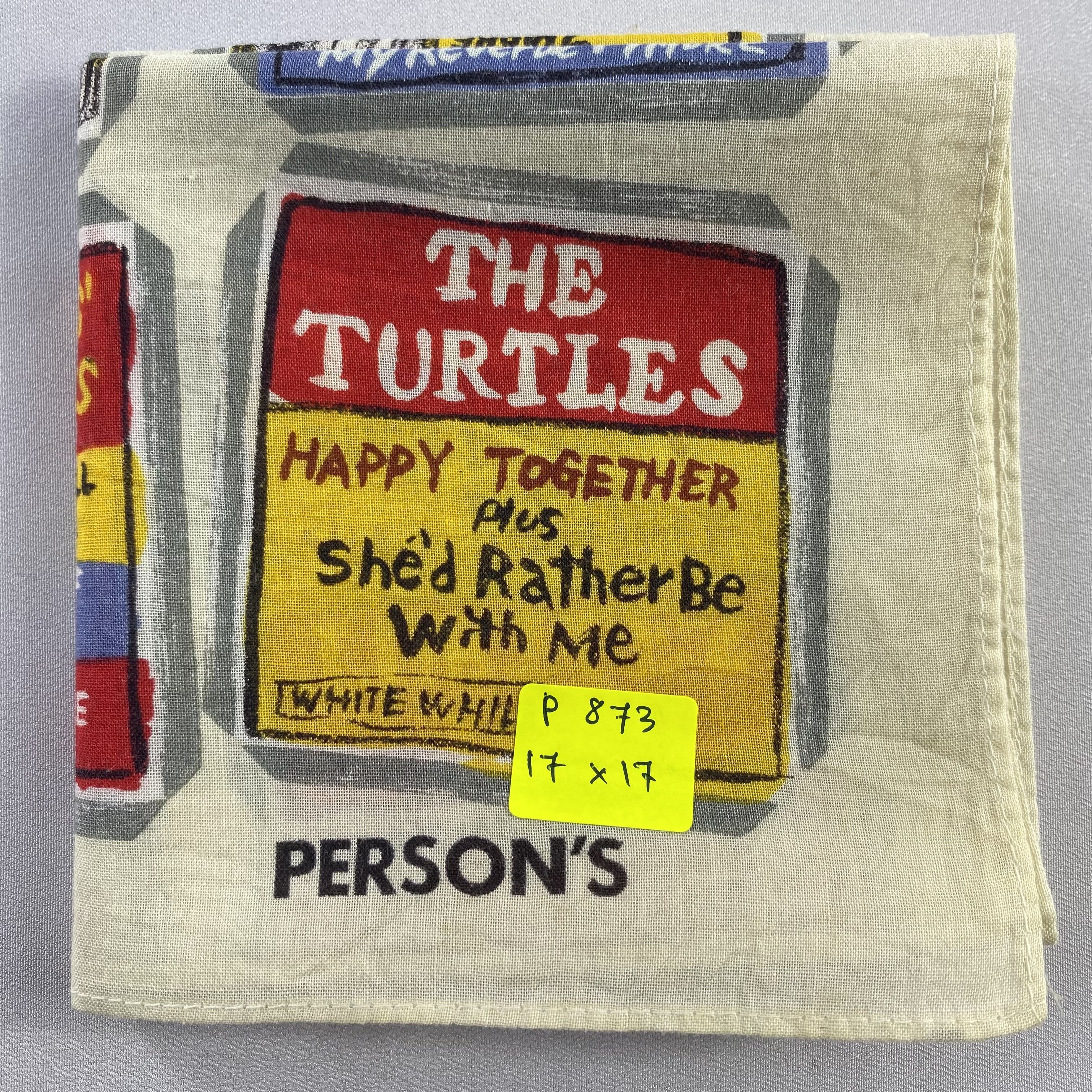 PERSON'S × Vintage Persons Neckerchief / Bandana / Handkerchief-P873 Size ONE SIZE - 5 Thumbnail