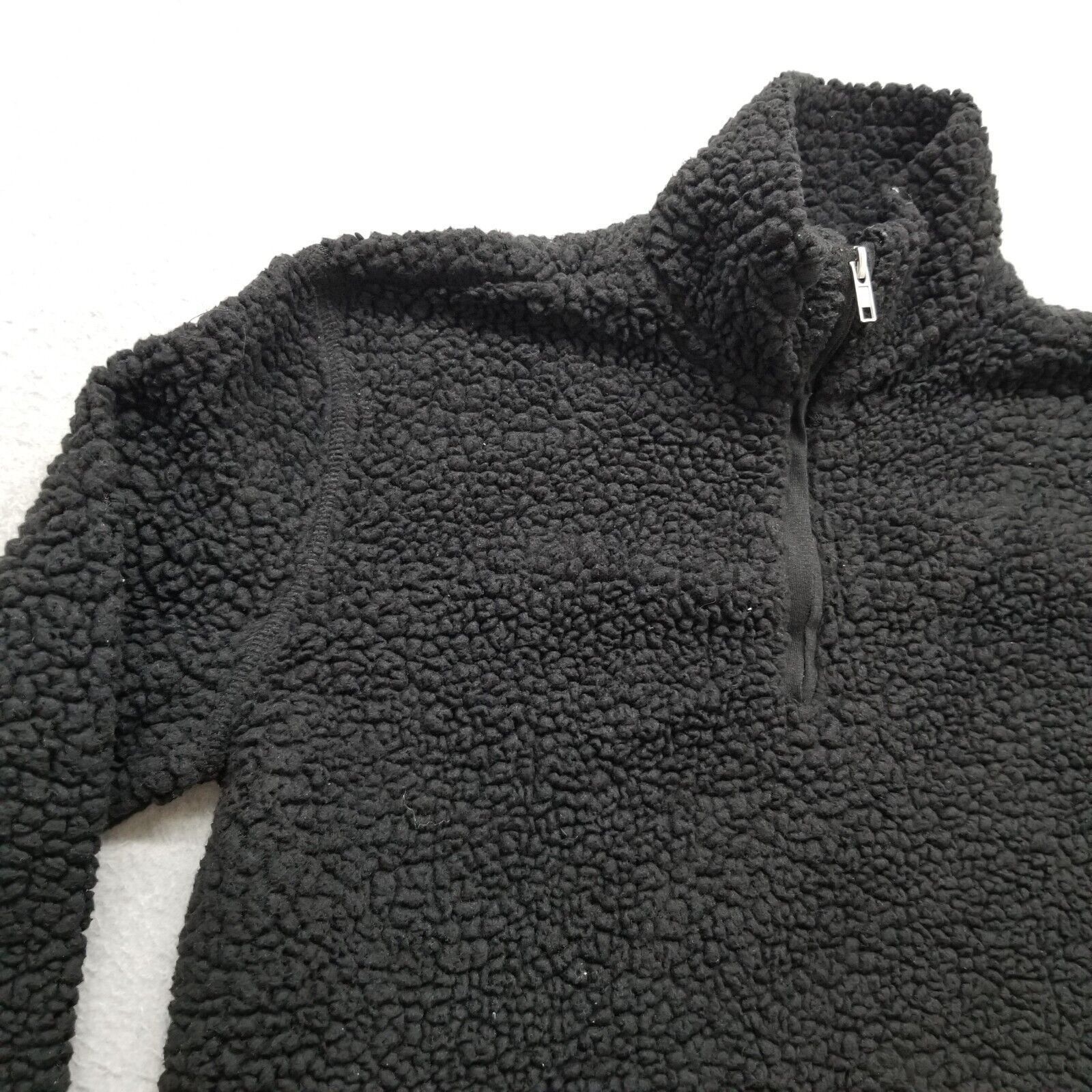 Other No Boundaries Sherpa Jacket Womens M Pockets Zip Mock Neck Size M / US 6-8 / IT 42-44 - 3 Thumbnail