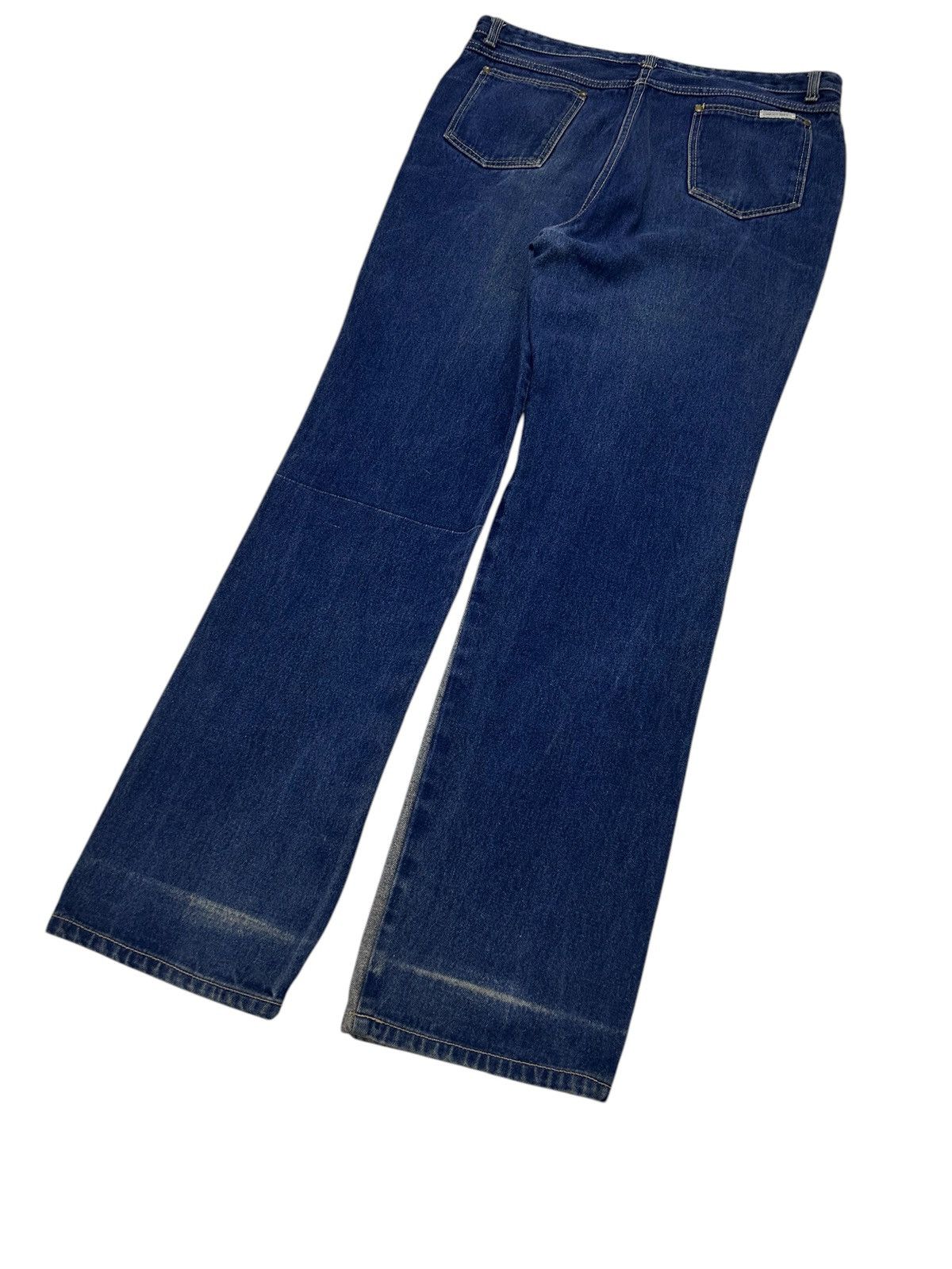Japanese Brand × Vintage Vintage Chardon Paris Two-Tone High Waisted Flare Jeans Size US 38 / EU 54 - 2 Thumbnail