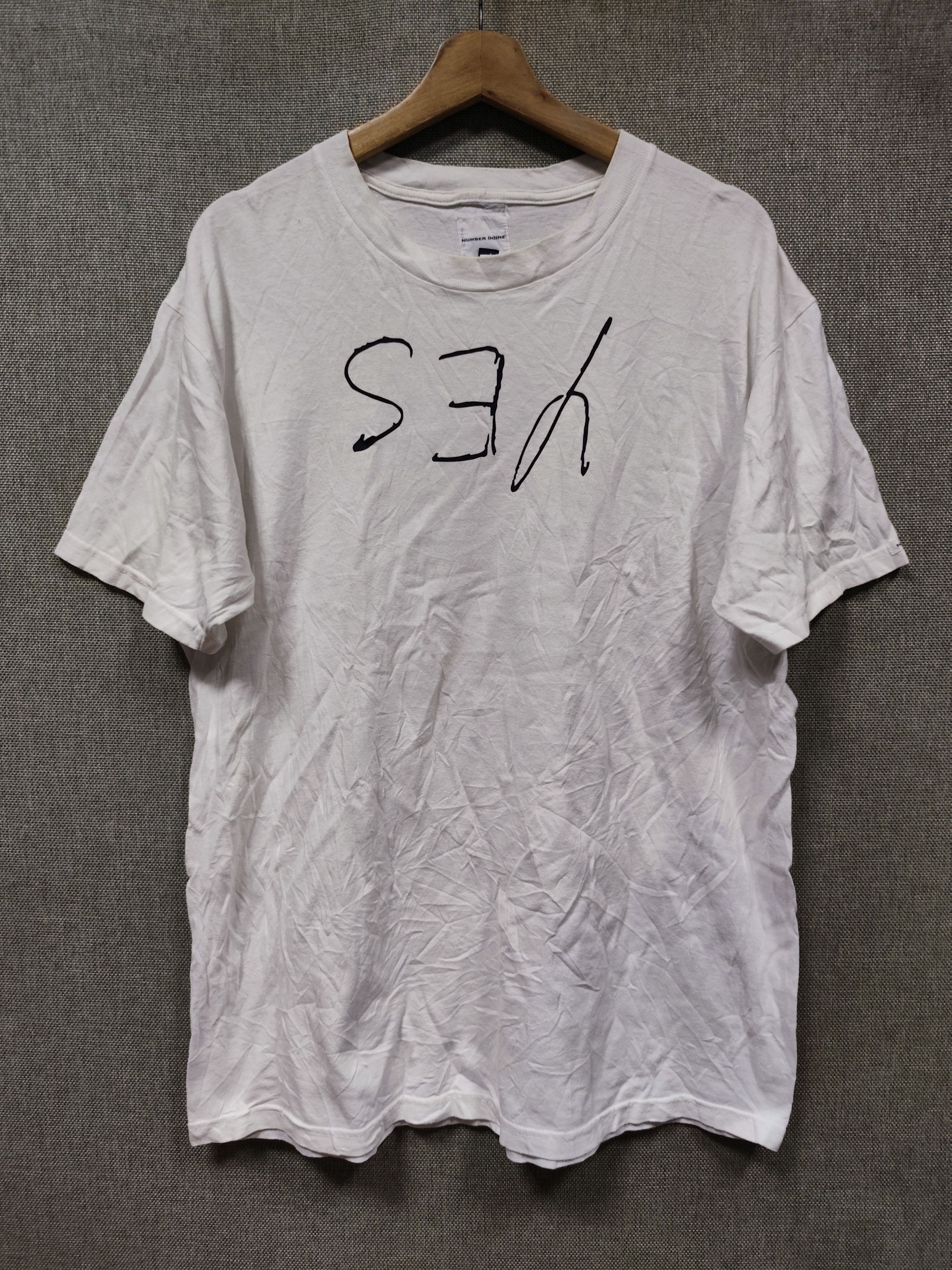 Number (N)ine SS99 The Shining "YES/SEX" Emordnilap Tee Size US L / EU 52-54 / 3 - 1 Thumbnail