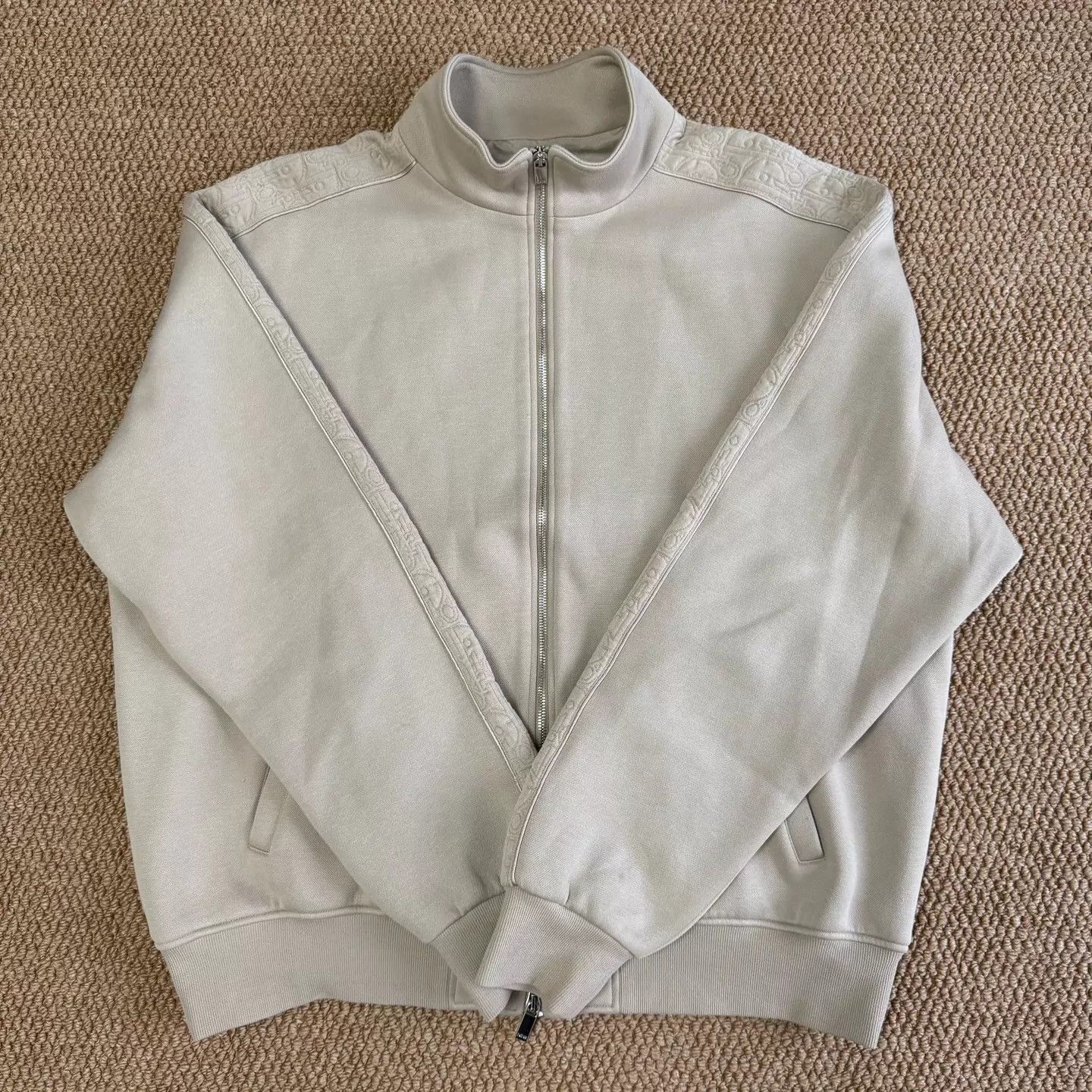 Dior DIOR SS25 Men's Cotton Oblique Khaki Jacket 3XL 98 New Size US XXL / EU 58 / 5 - 1 Thumbnail