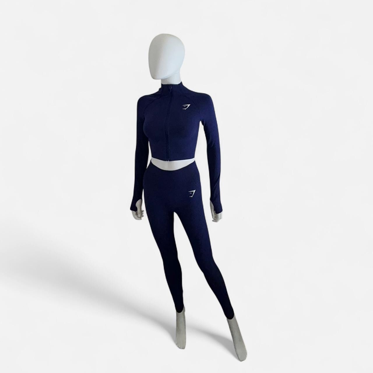 Gymshark gymshark navy blue activewear set Size XS / US 0-2 / IT 36-38 - 2 Thumbnail