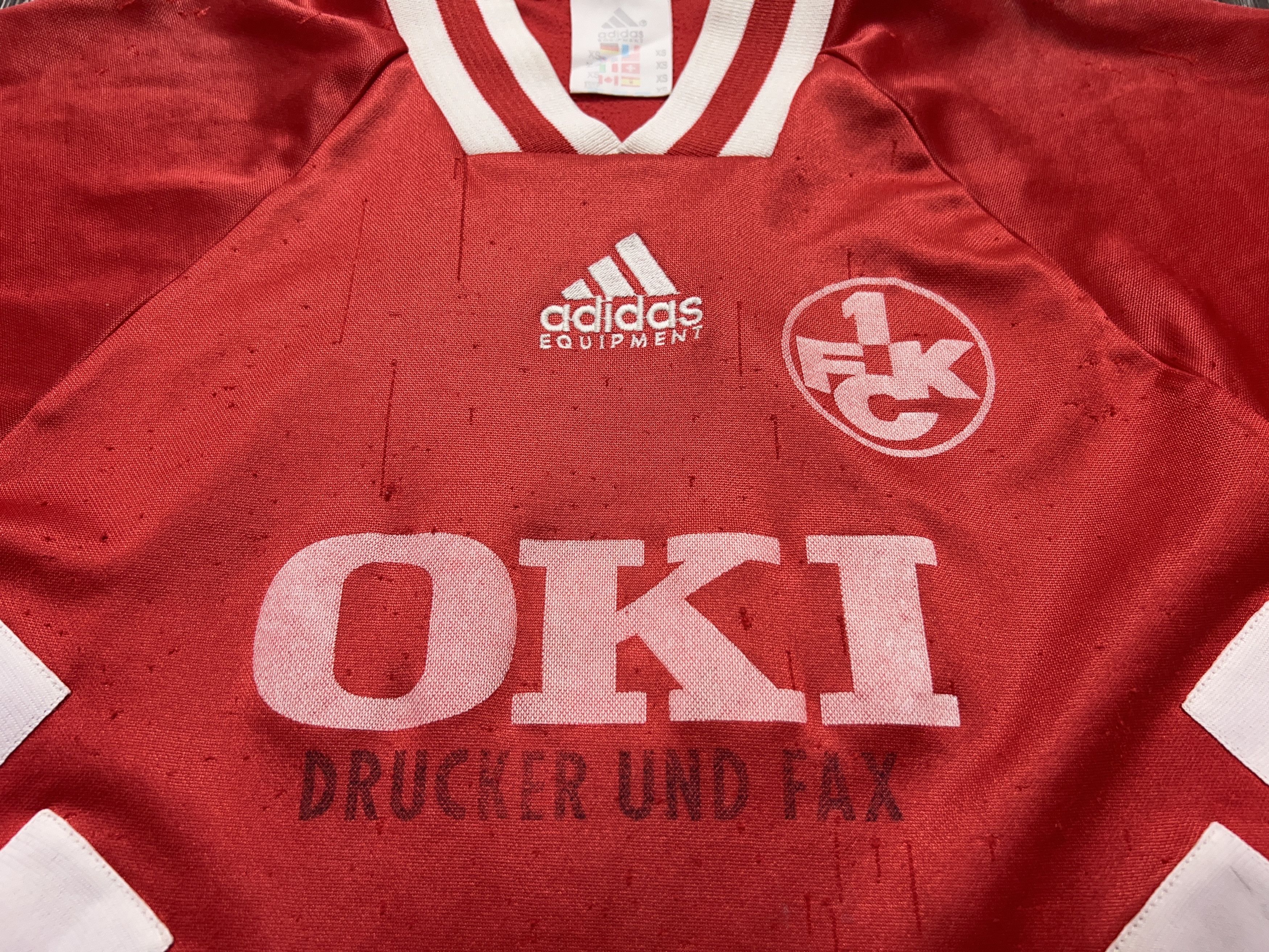 Adidas FC Kaiserslautern 1994 1995 Football Soccer Shirt Jersey Size US XS / EU 42 / 0 - 3 Thumbnail