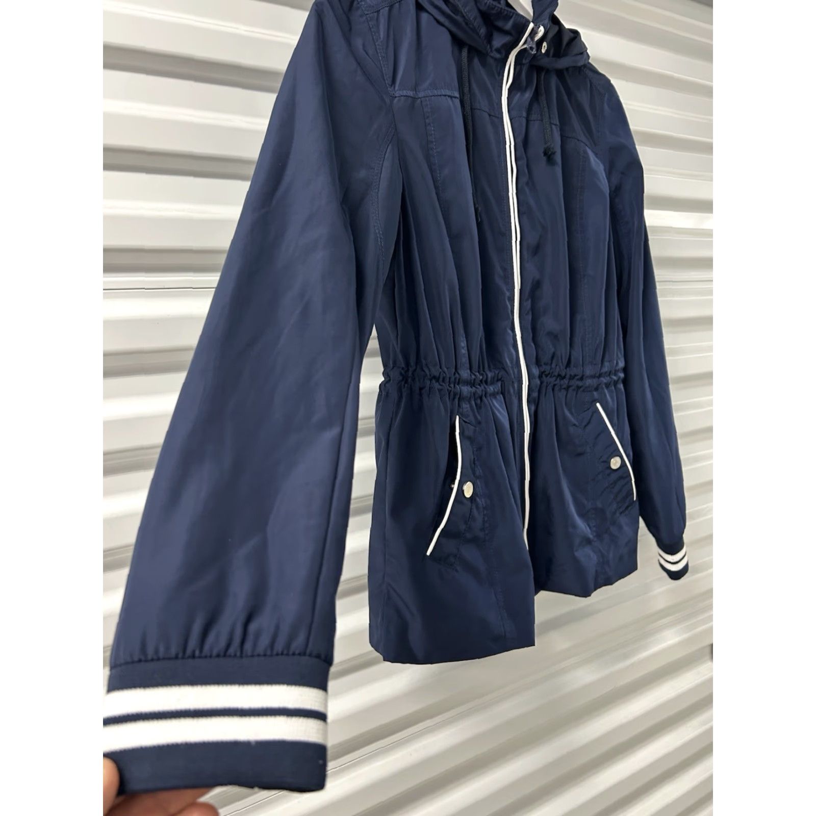 Tommy Hilfiger Tommy Hilfiger Sport Navy Blue Zip-Up Hoodie Jacket S Women’s Size S / US 4 / IT 40 - 3 Thumbnail