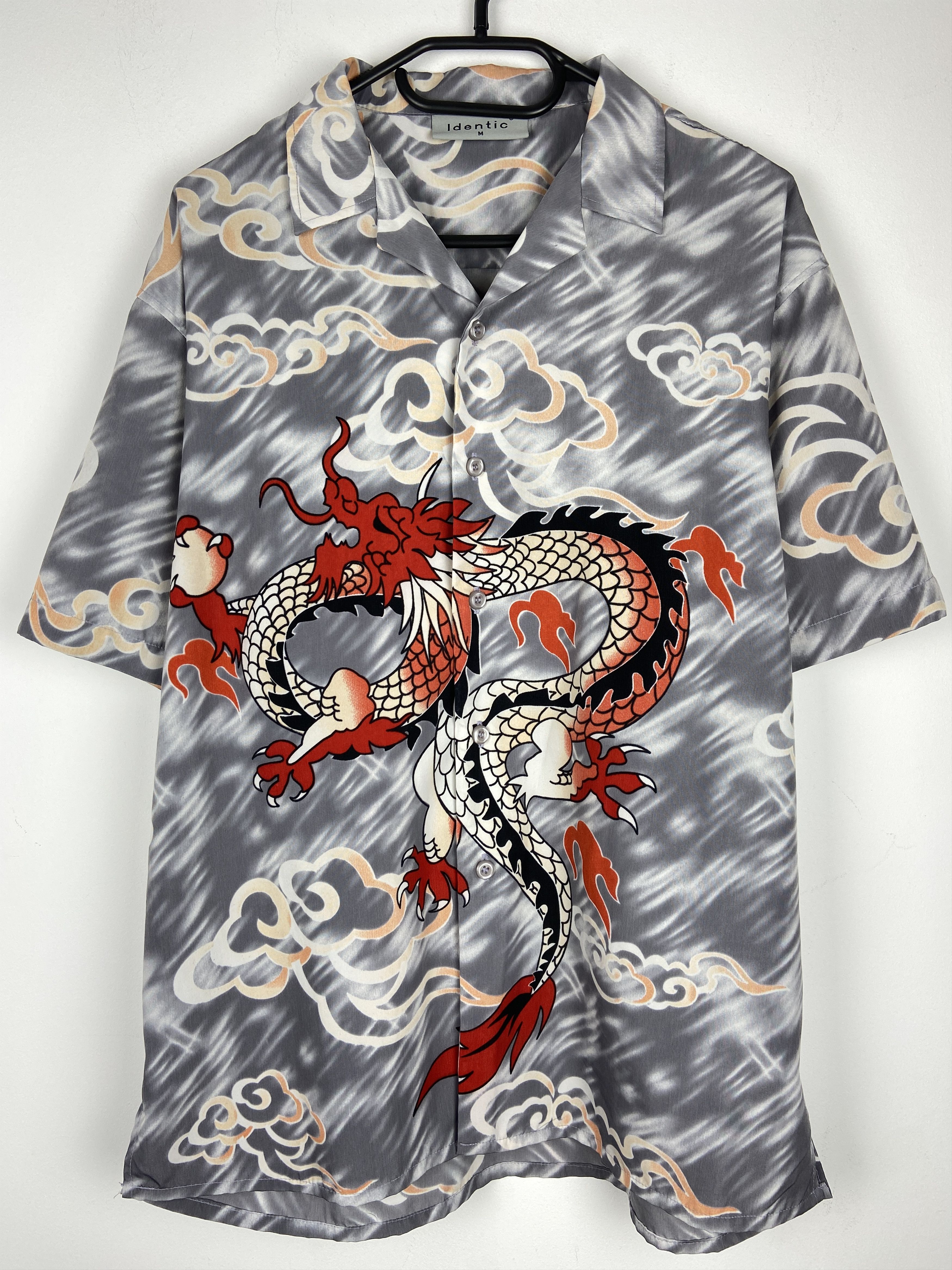 Japanese Brand Japanese Style Dragon Fly Button Up Short Sleeve Shirt Size US M / EU 48-50 / 2 - 2 Thumbnail