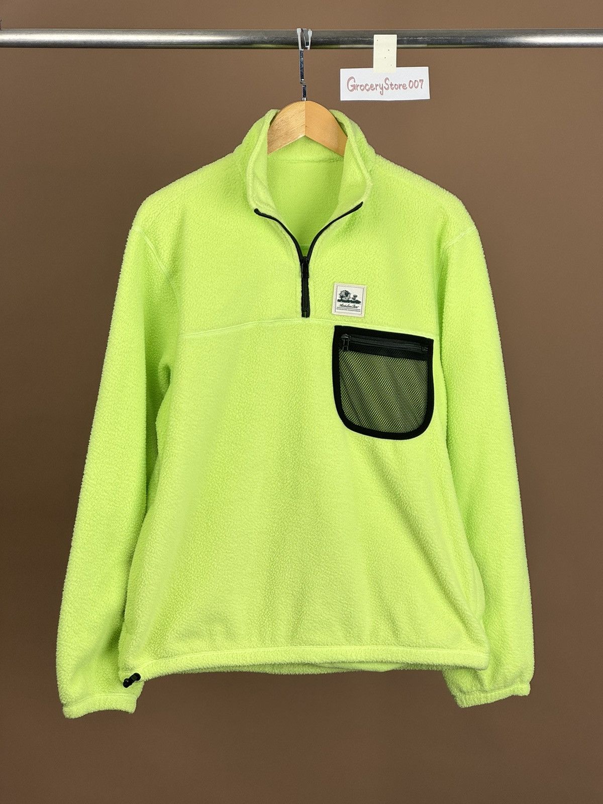 image of Aime Leon Dore Half Zip Fleece M in Green, Men's (Size Medium)