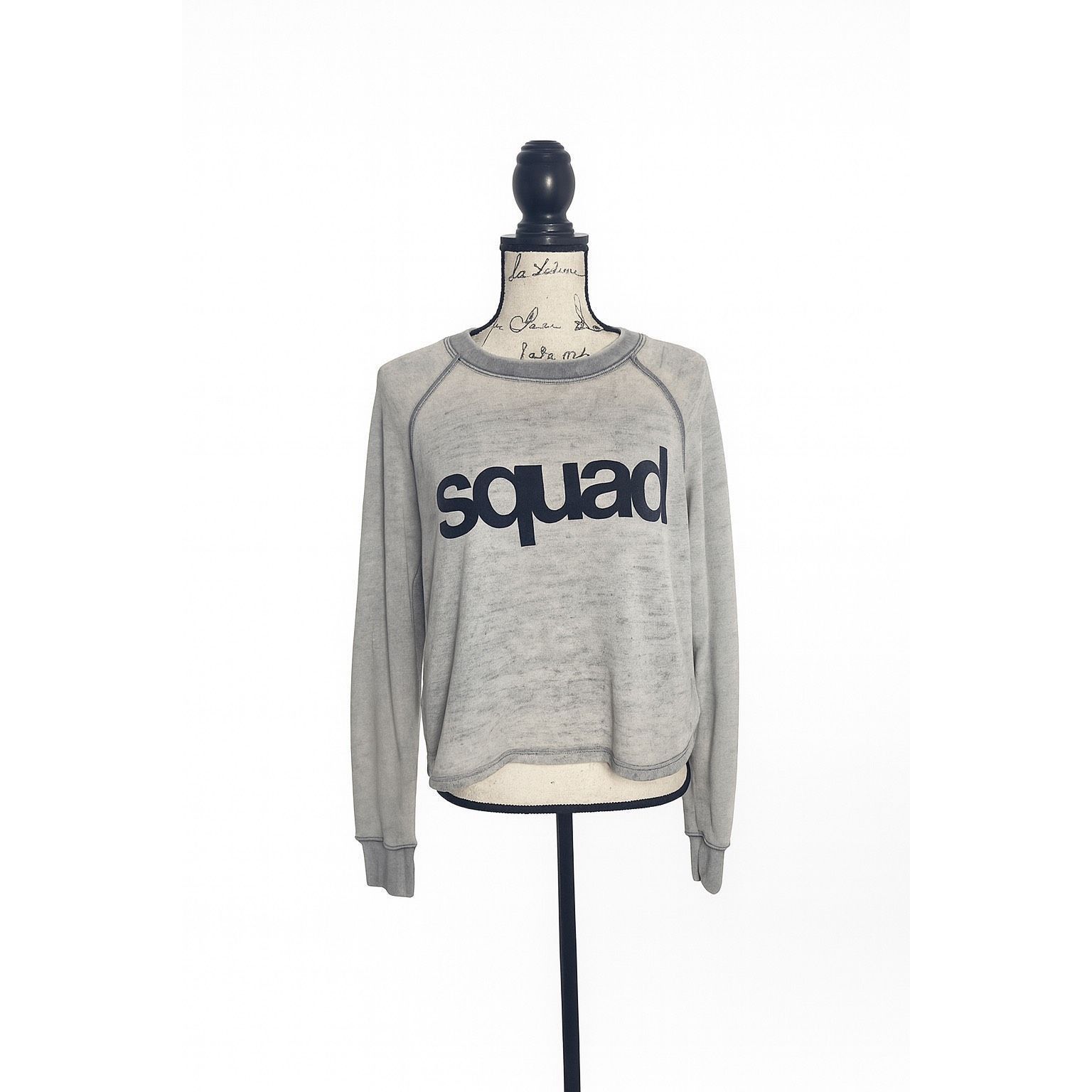 American Eagle Outfitters American Eagle Outfitters Women’s Gray “Squad” Sweatshirt Si Size S / US 4 / IT 40 - 1 Thumbnail