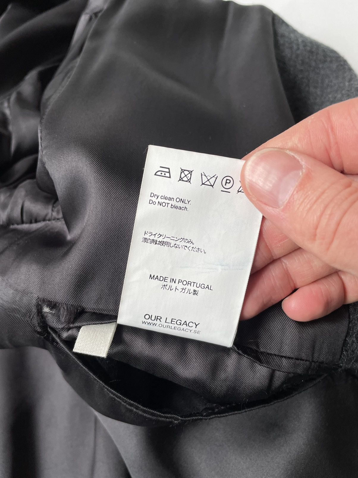 Our Legacy A/W 15 Raw Hem Wool Overcoat Size US M / EU 48-50 / 2 - 10 Thumbnail