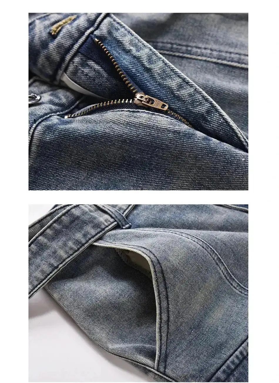 Japanese Brand Vintage street washed micro-flared jeans Size US 32 / EU 48 - 6 Thumbnail