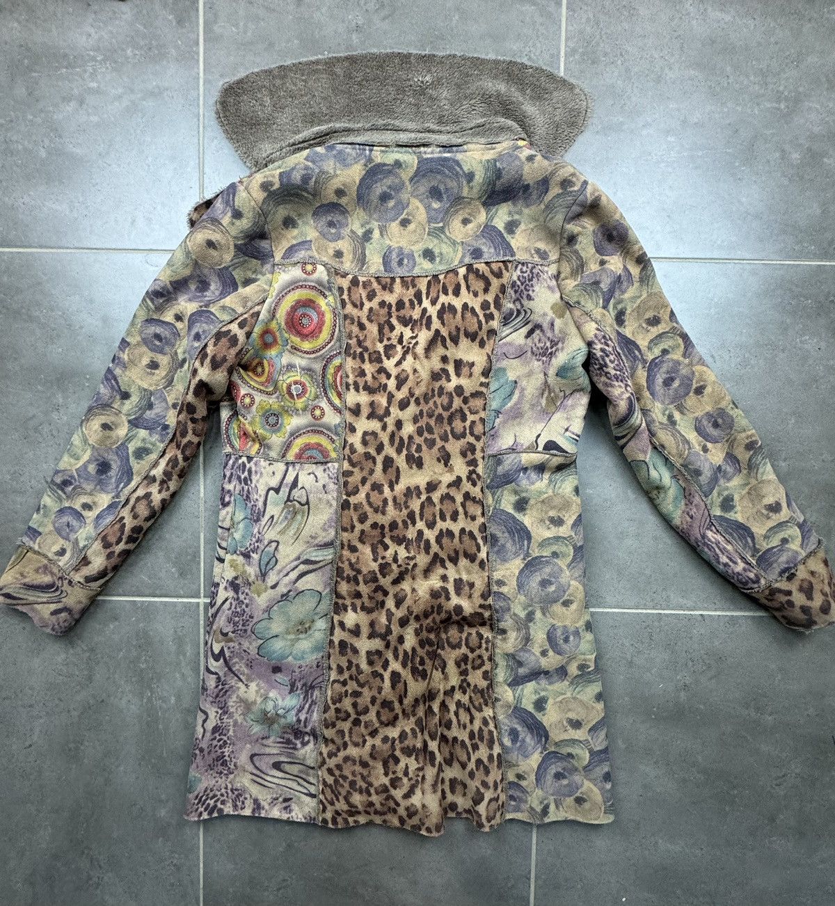 Vintage Style Stella Morgan Leopard Patchwork Size 10