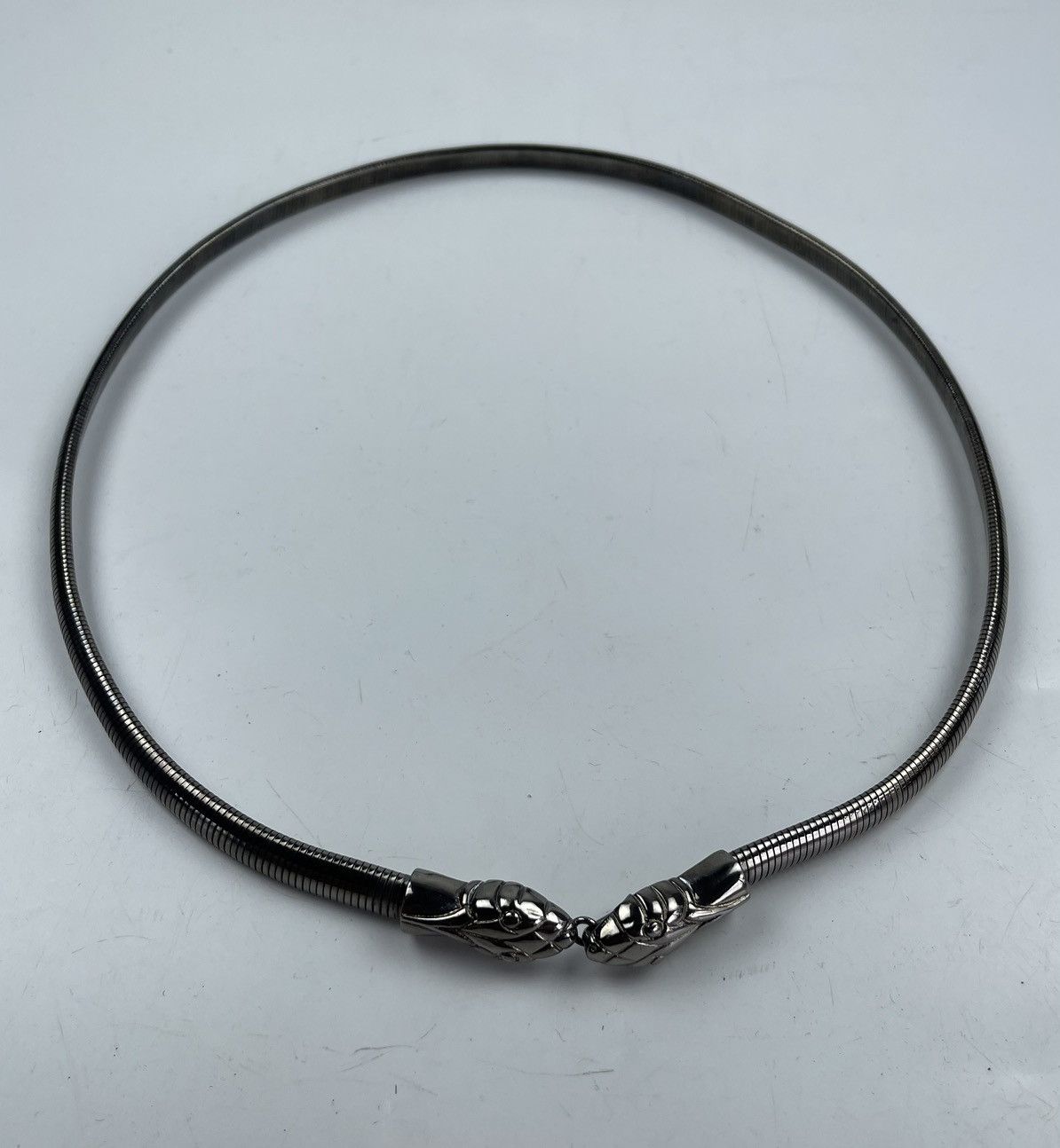 Saint Laurent Paris YSL stretchable metal snake belt tc14 Size ONE SIZE - 6 Thumbnail