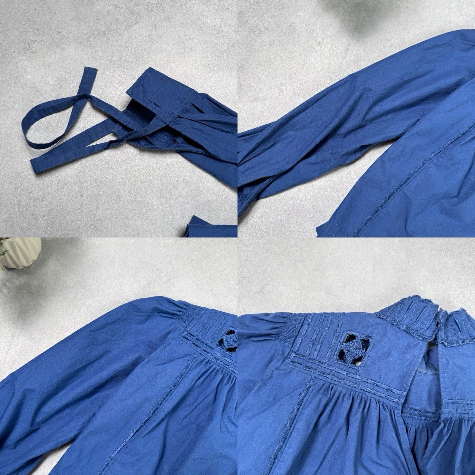 Isabel Marant Isabe Marant Women Blouse Blue Size 38 Cotton Size XS / US 0-2 / IT 36-38 - 24 Thumbnail