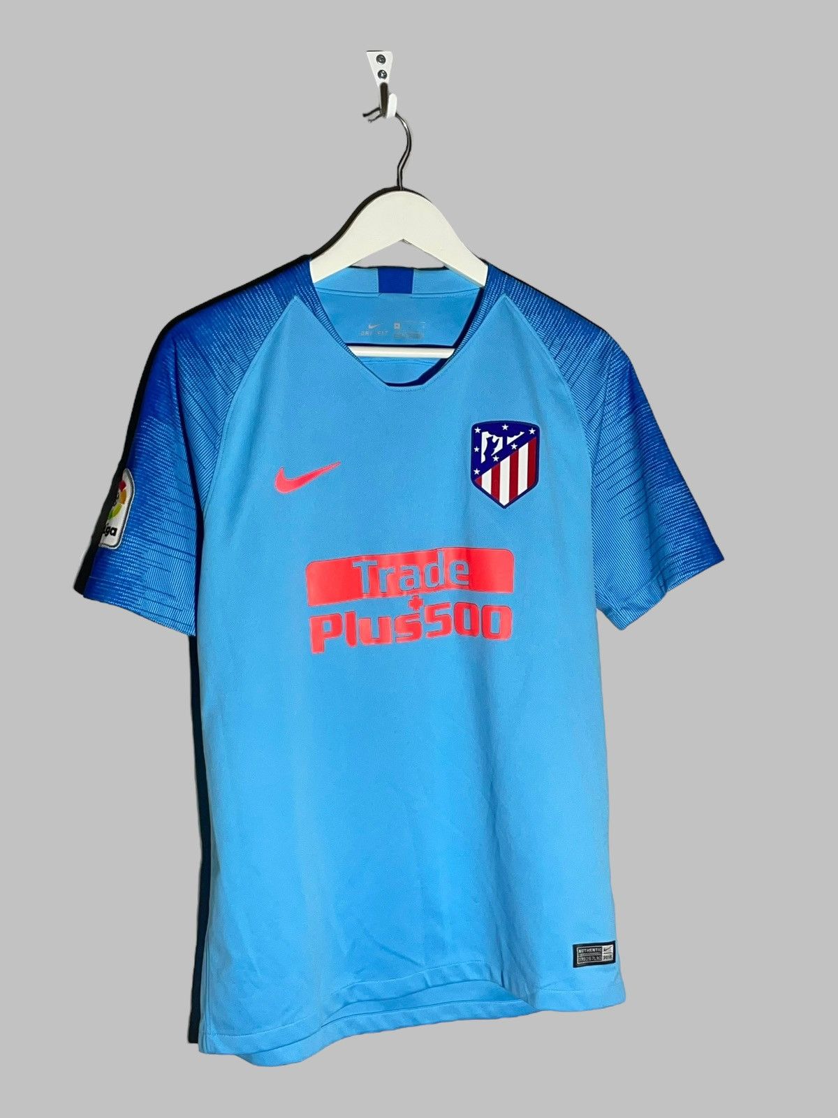 Nike Atletico Madrid Nike 2018/19 Away Football Shirt Size US M / EU 48-50 / 2 - 2 Thumbnail