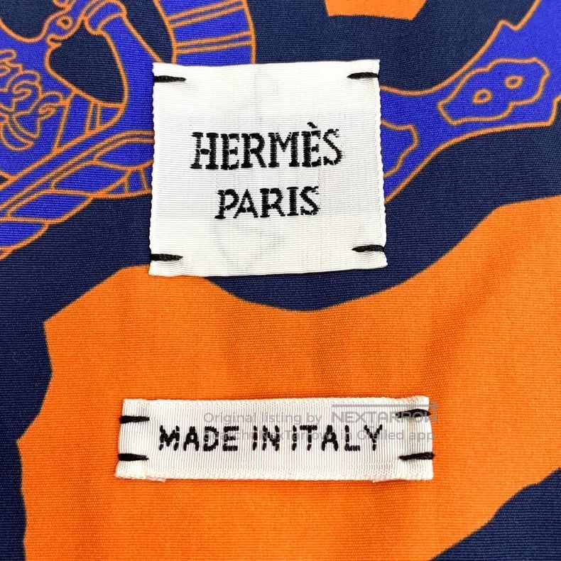 Hermes Hermes Colorblock Geometric Pattern Full Print Stand Colla Size XXS / US 00 / IT 34 - 6 Thumbnail