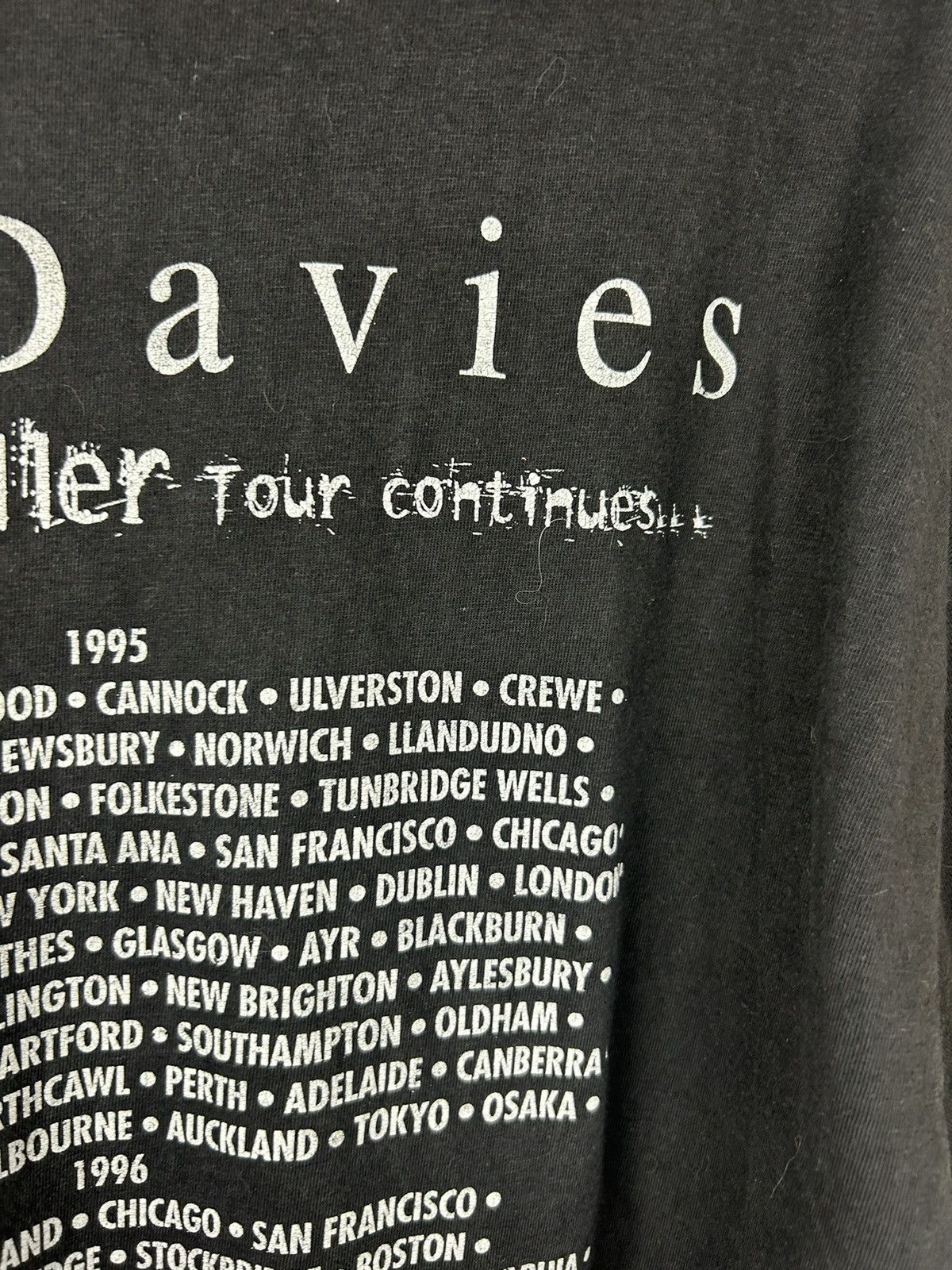 Band Tees × Vintage Vintage The Kinks Ray Davies 1996 Tour T Shirt Size US XL / EU 56 / 4 - 16 Thumbnail