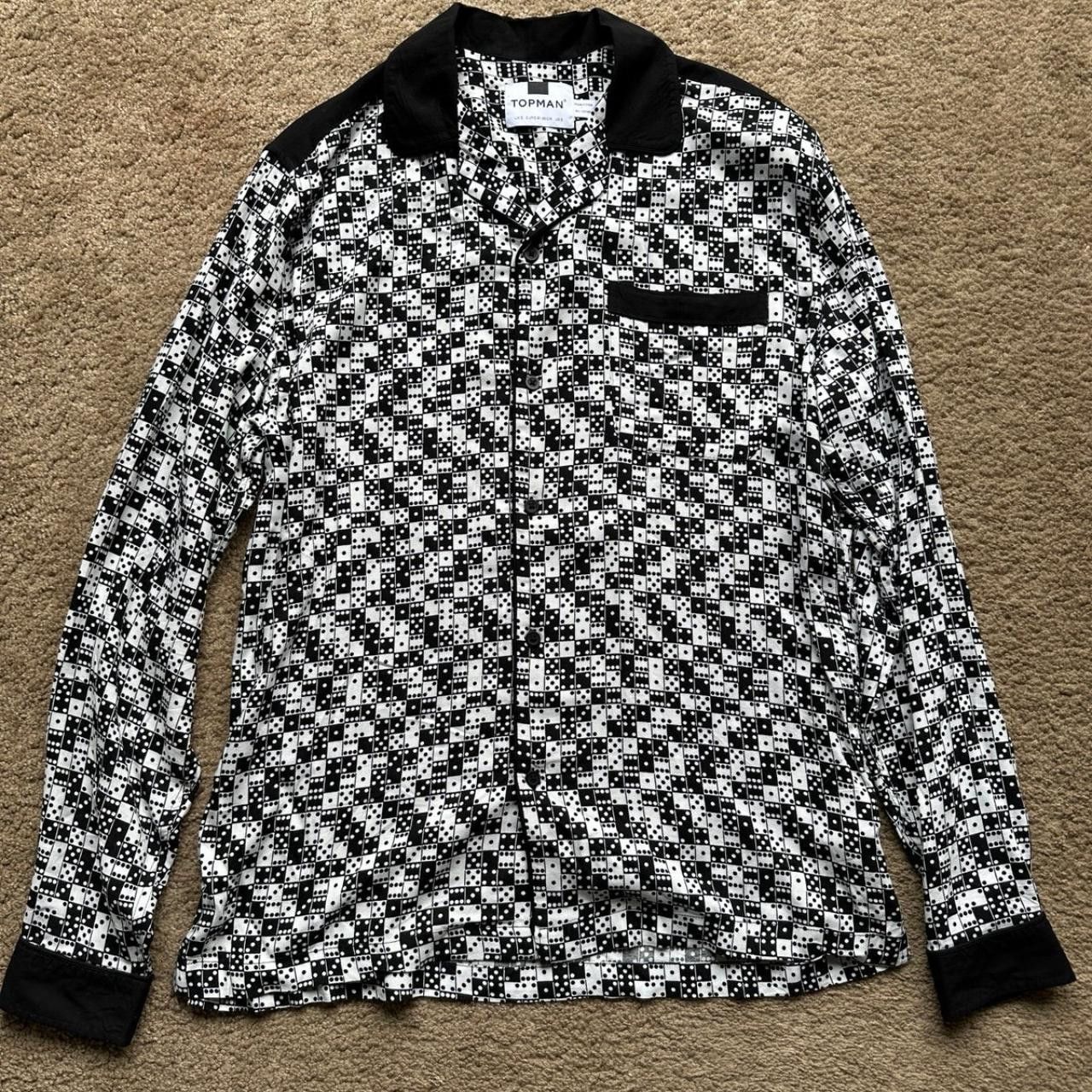 Topman Dominoes Button Down Shirt Topman Size US S / EU 44-46 / 1 - 1 Thumbnail
