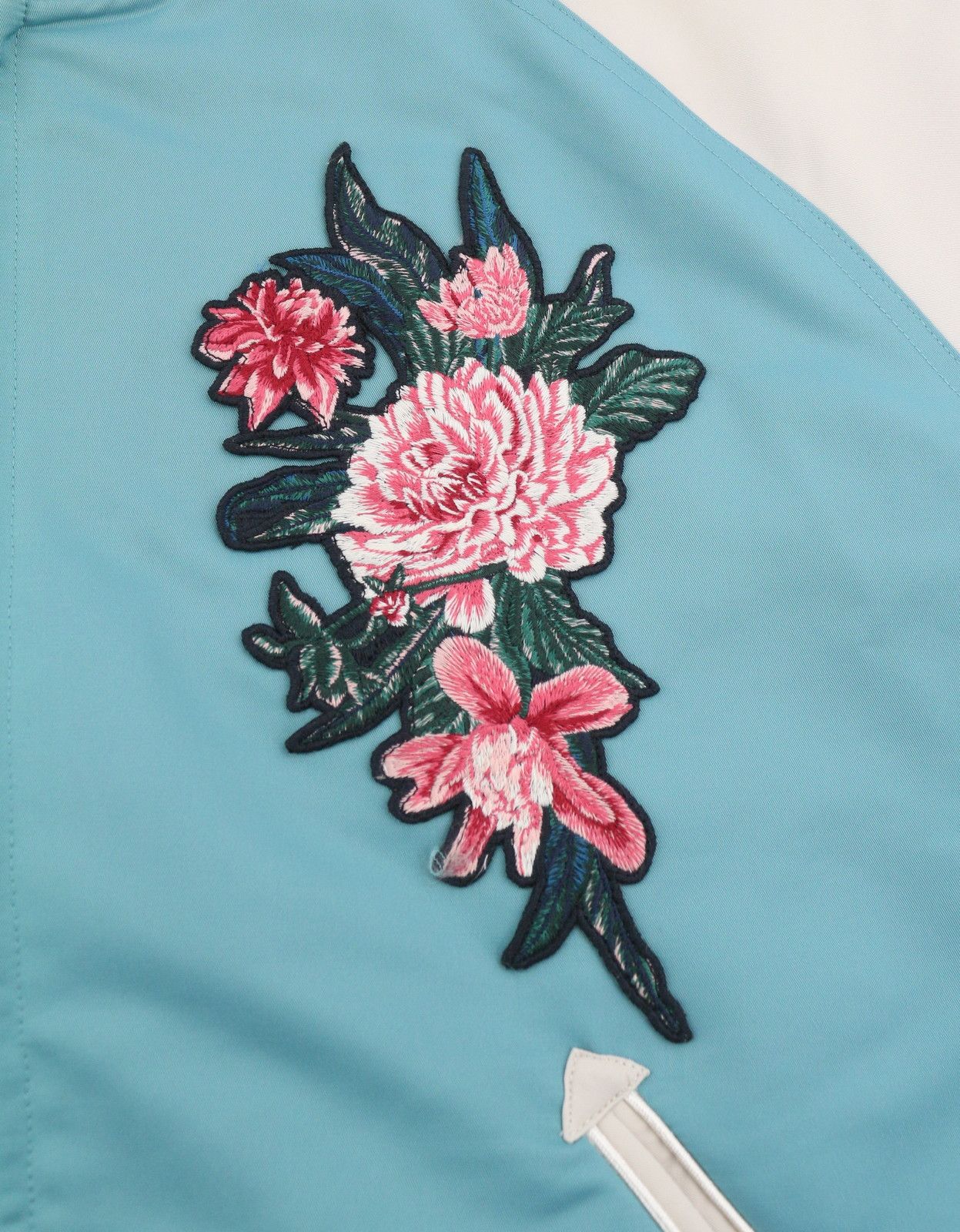 Gant DAHLIA BADGE XL Light Aqua Bomber Jacket 87276 Size US XL / EU 56 / 4 - 8 Thumbnail