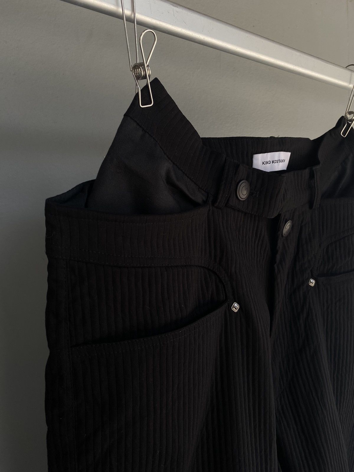 Designer × Kiko Kostadinov Kiko Kostadinov Black Antharsa Trousers Size US 30 / EU 46 - 6 Thumbnail