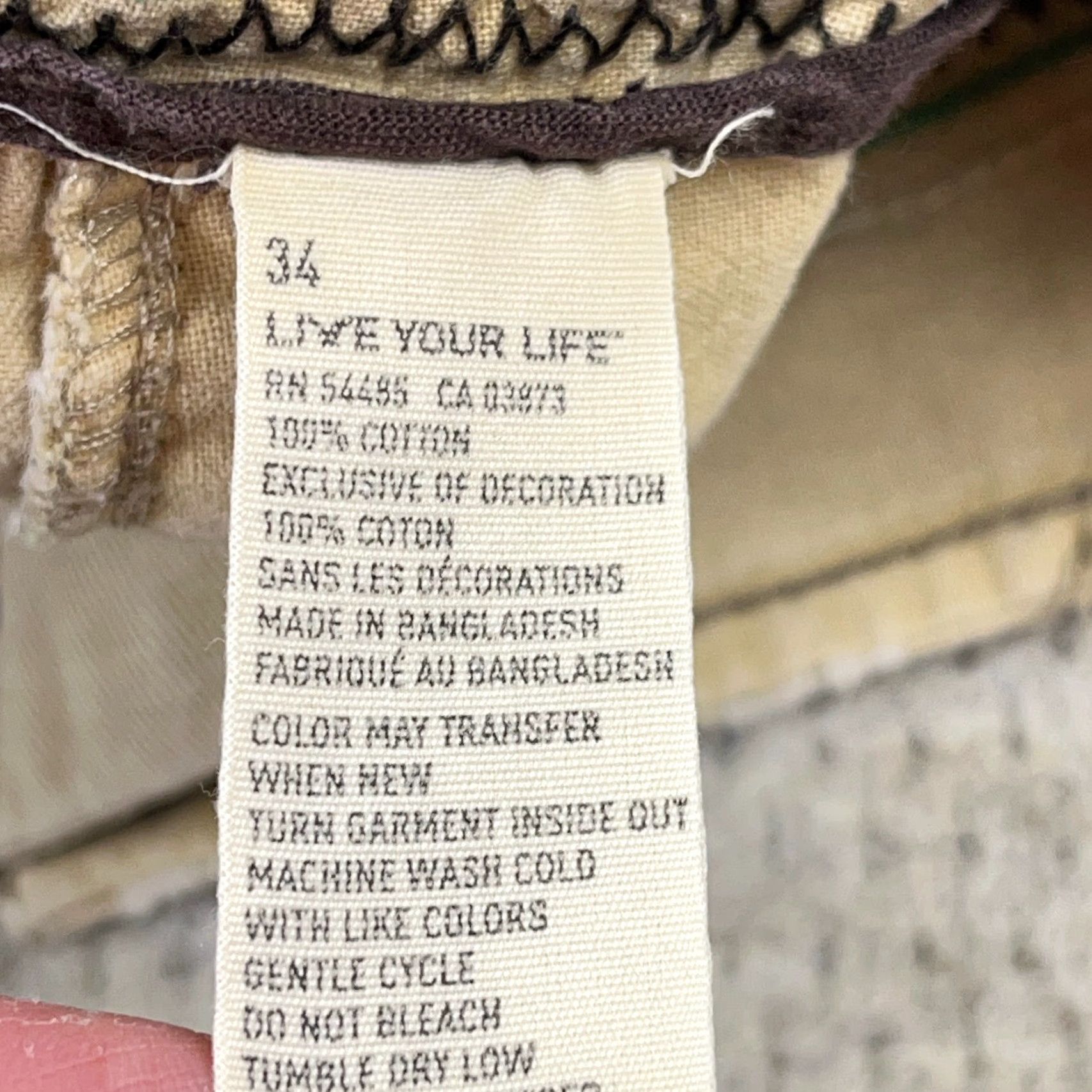 American Eagle Outfitters VINTAGE American Eagle Cargo Shorts Men 34 Brown Tan Canvas Casual 90s Hipster Baggy Cargo Pockets Mens Size US 34 / EU 50 - 3 Thumbnail
