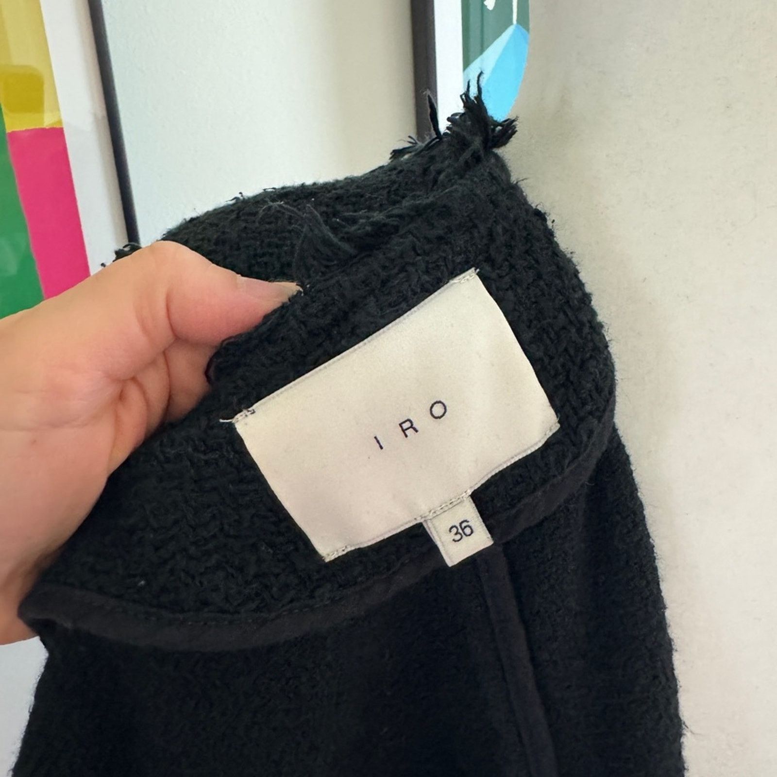 Iro IRO Agnette Tweed Jacket - Size 36 (US 4/6) Size S / US 4 / IT 40 - 11 Thumbnail