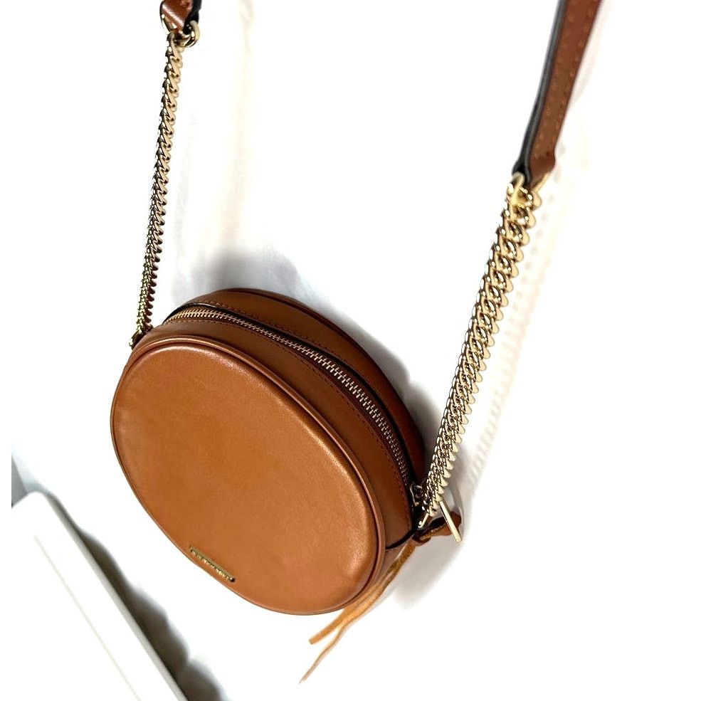 Rebecca Minkoff Vintage Rebecca Minkoff Brown Leather Round Bag w Dust Bag Size ONE SIZE - 17 Thumbnail