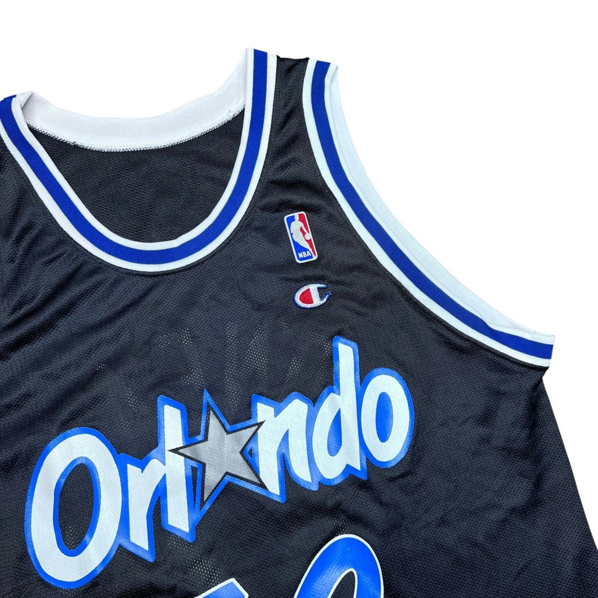 Champion 90s NBA Orlando Magic Shaquille O’Neal Champion Black Jersey Size US L / EU 52-54 / 3 - 5 Thumbnail