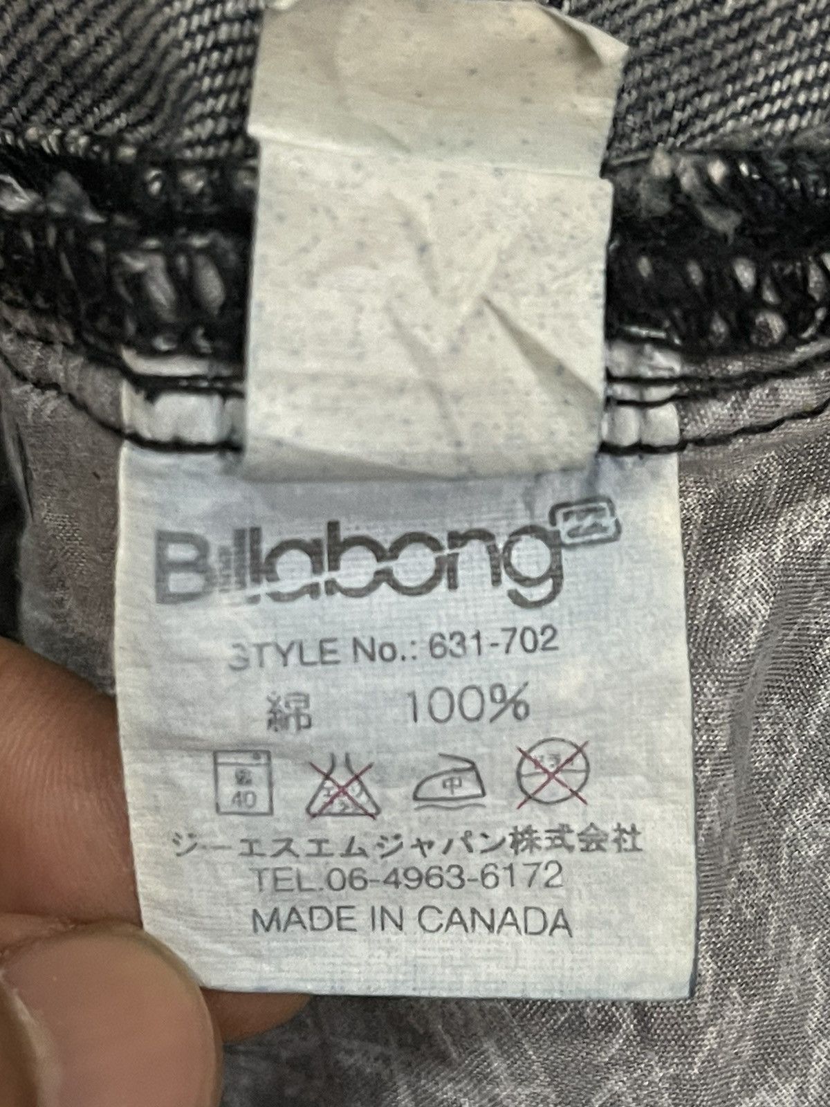Billabong Vintage 90s Billabong Faded Wash Style Baggy Jeans Size US 30 / EU 46 - 10 Thumbnail
