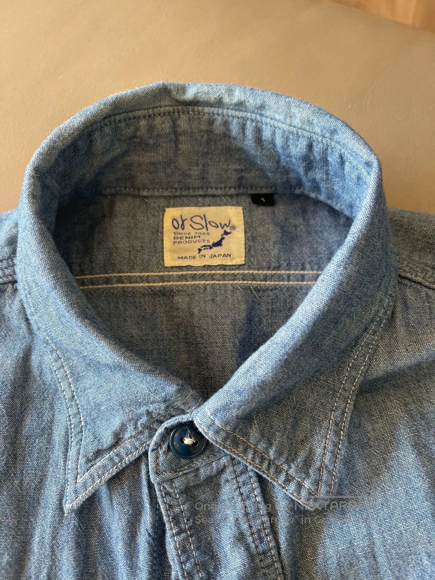 Orslow Orslow Chambray Denim Shirt. Size US S / EU 44-46 / 1 - 2 Thumbnail
