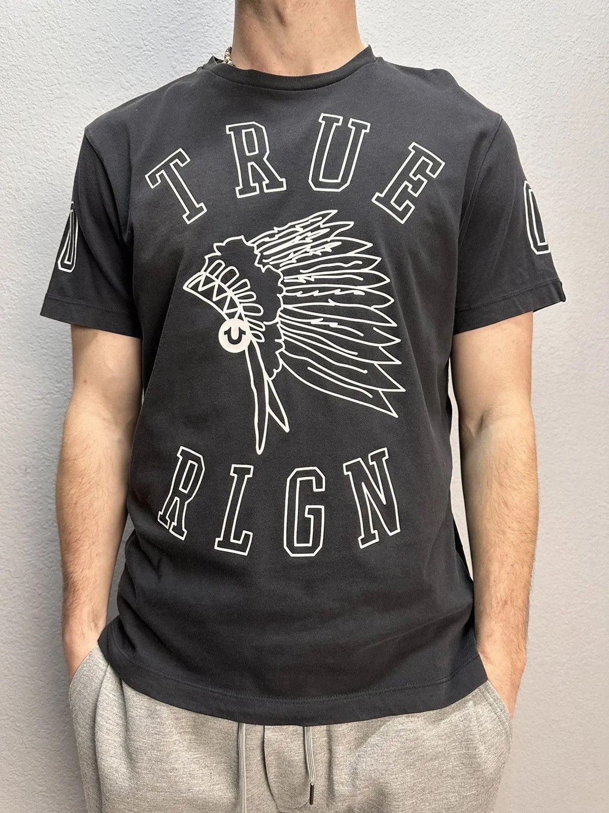 Ed Hardy × True Religion Vintage True Religion T Shirt Streetwear Opium avantgarde Size US M / EU 48-50 / 2 - 1 Thumbnail