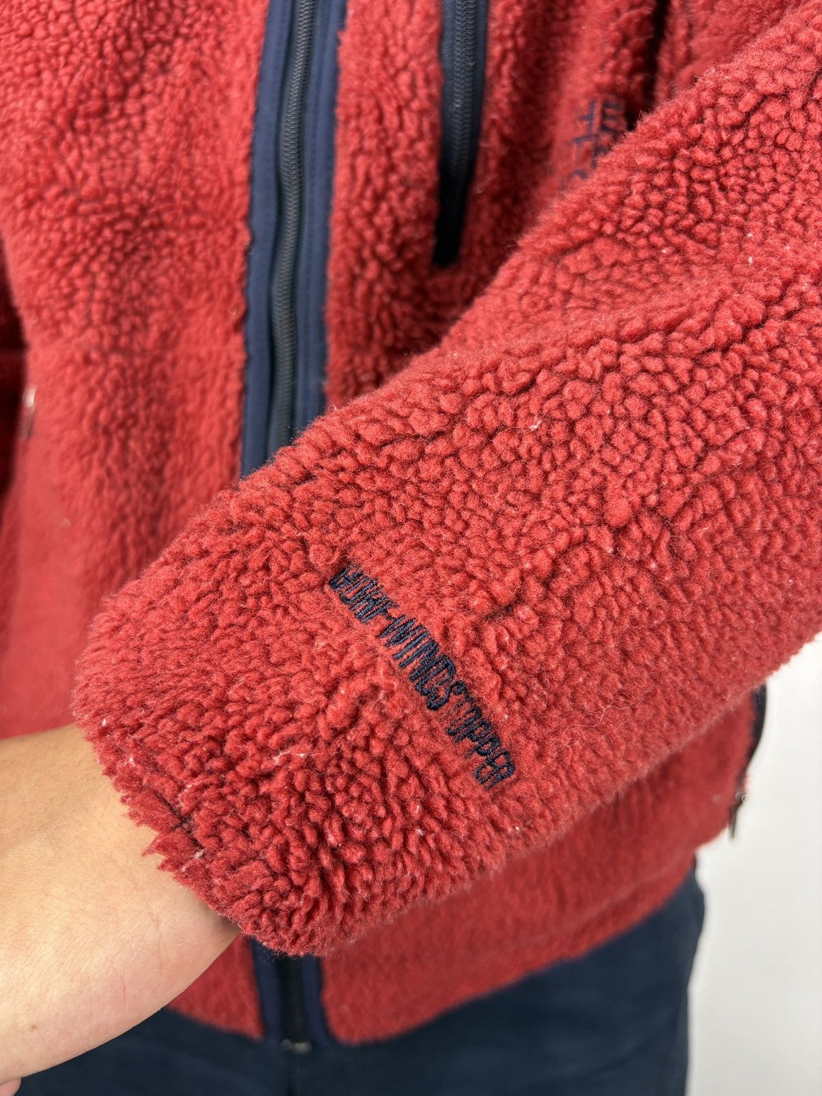 The North Face × Vintage Vintage The North Face Deep Pile Fleece Sherpa Jacket Wind Size US M / EU 48-50 / 2 - 8 Thumbnail