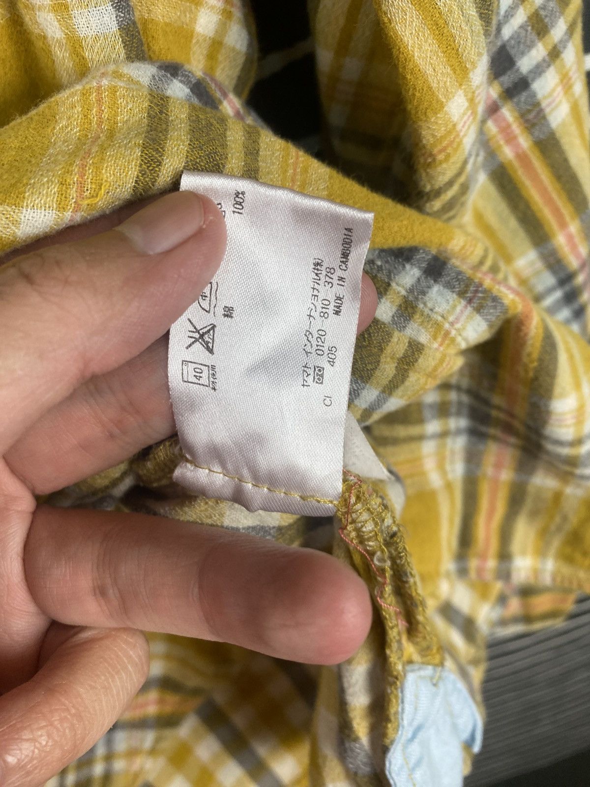 Japanese Brand Crocodile Flannel Shirt Size L / US 10 / IT 46 - 10 Thumbnail