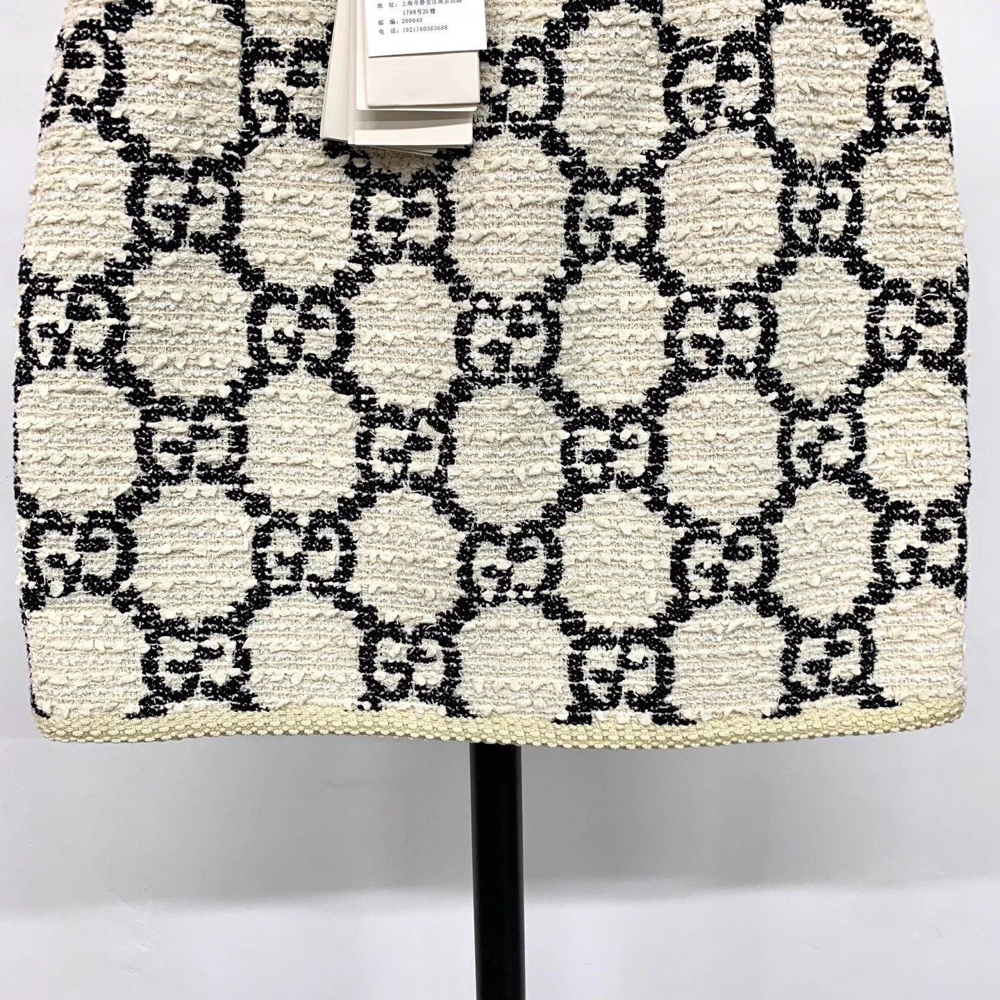 Gucci GUCCI GG Monogram Tweed Mini Skirt - Size 38 Size 27" / US 4 / IT 40 - 4 Thumbnail