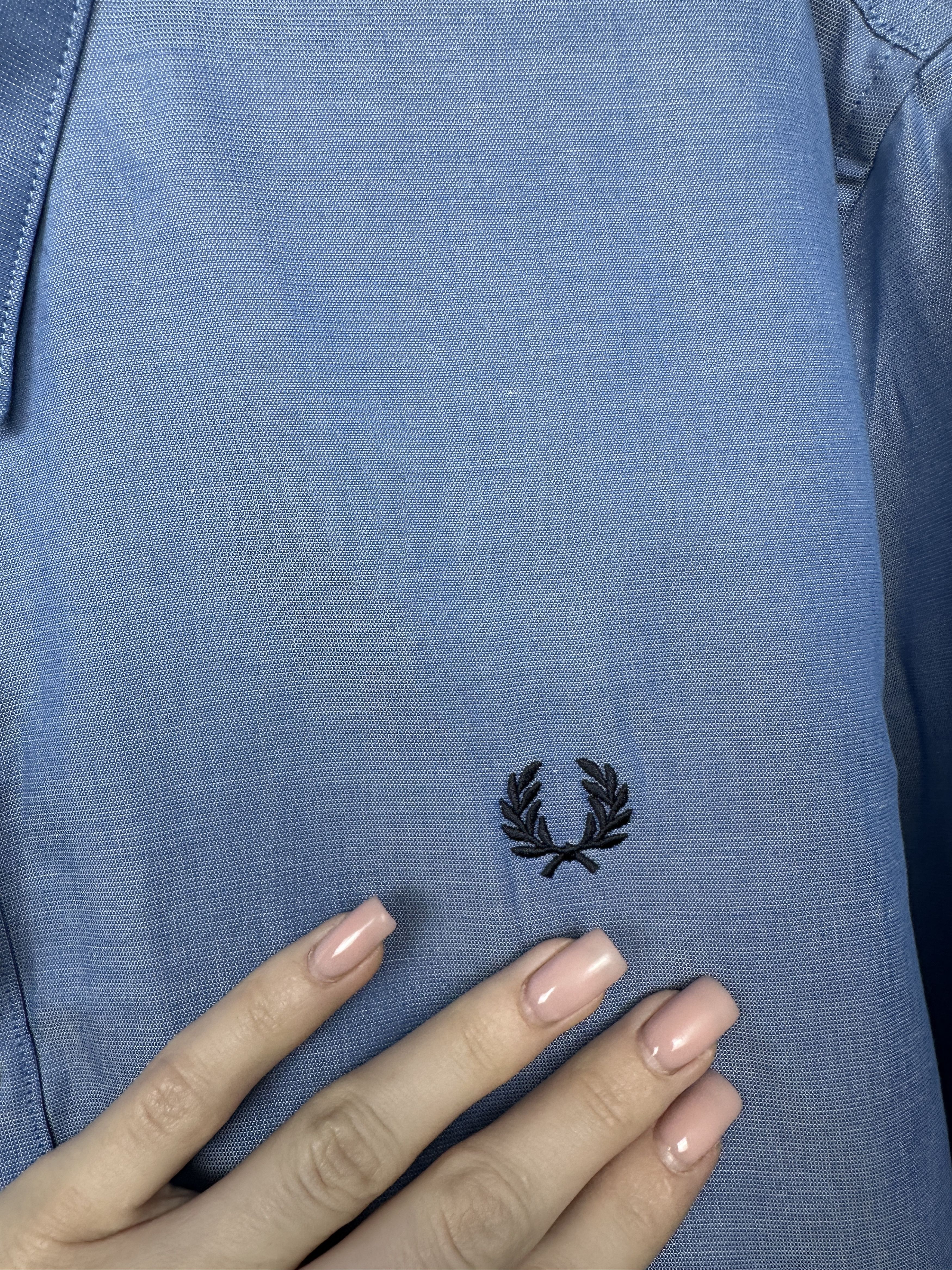 Fred Perry NEW Fred Perry Mens Long Sleeve Shirt Size US XL / EU 56 / 4 - 3 Thumbnail