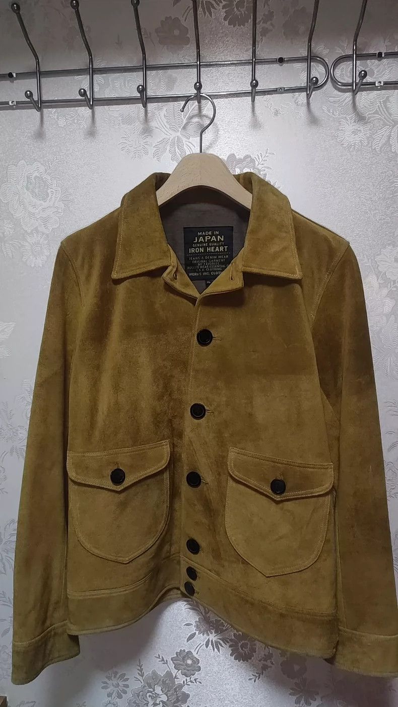 Iron Heart Iron heart Early ginger out-of-print flip-fur cowhide jacke Size US XL / EU 56 / 4 - 1 Thumbnail