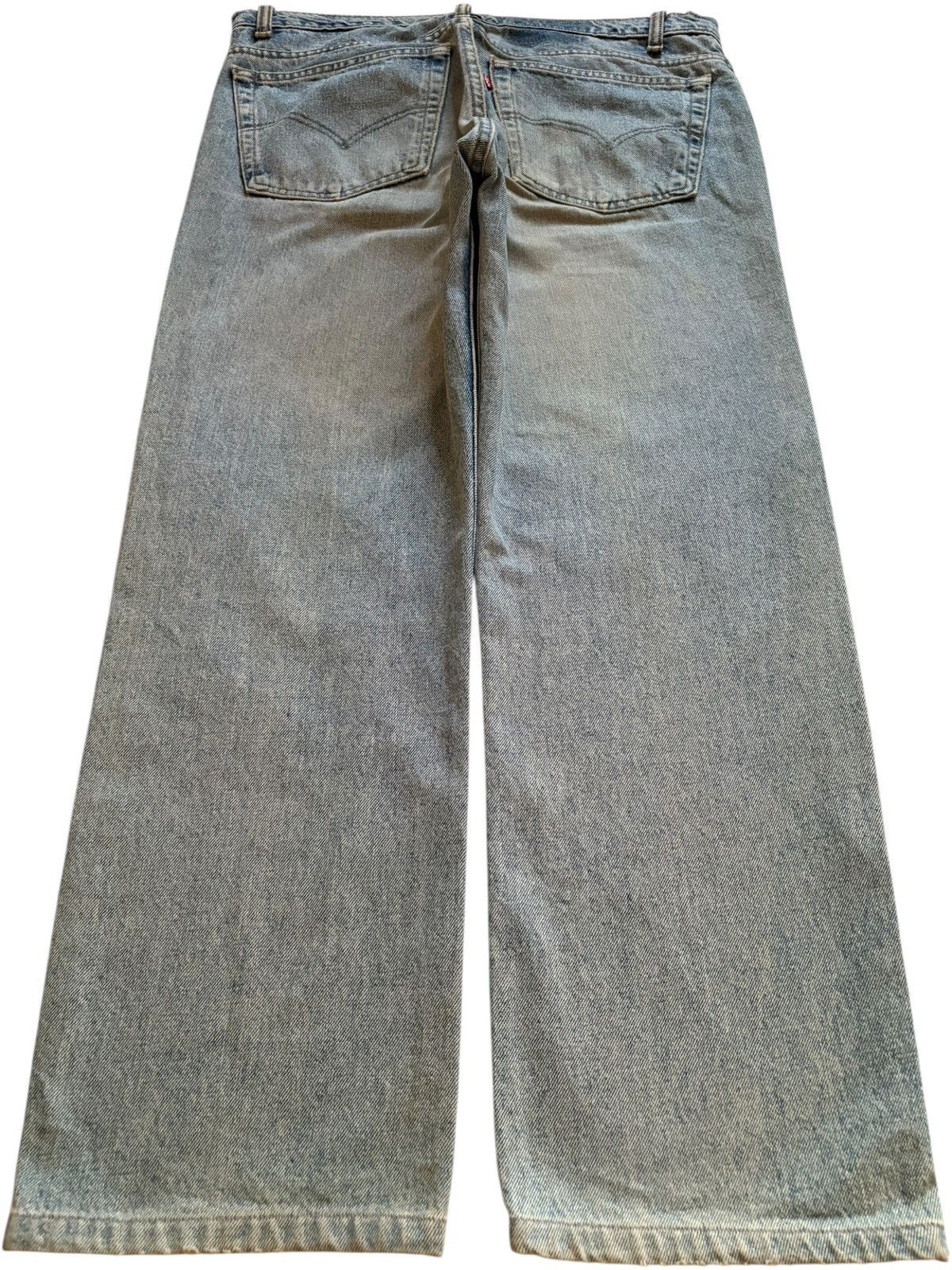 Levi's Vintage 80s Levis 505 Mud Wash Distressed Loose Baggy Jeans Size US 37 - 2 Thumbnail