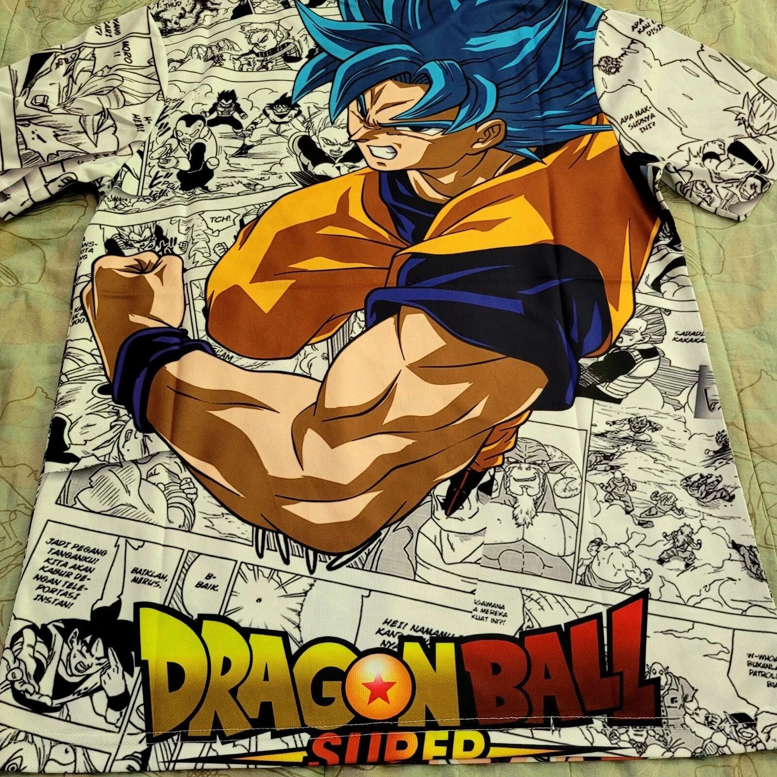 Other Japan Anime Soccer Jersey Gogeta Dragon Ball Blue Edition Size US M / EU 48-50 / 2 - 5 Thumbnail